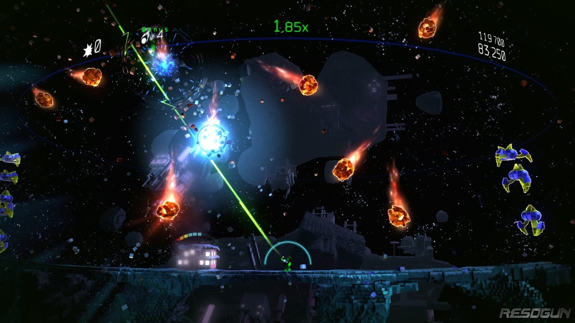 Resogun: Defenders screenshot 3