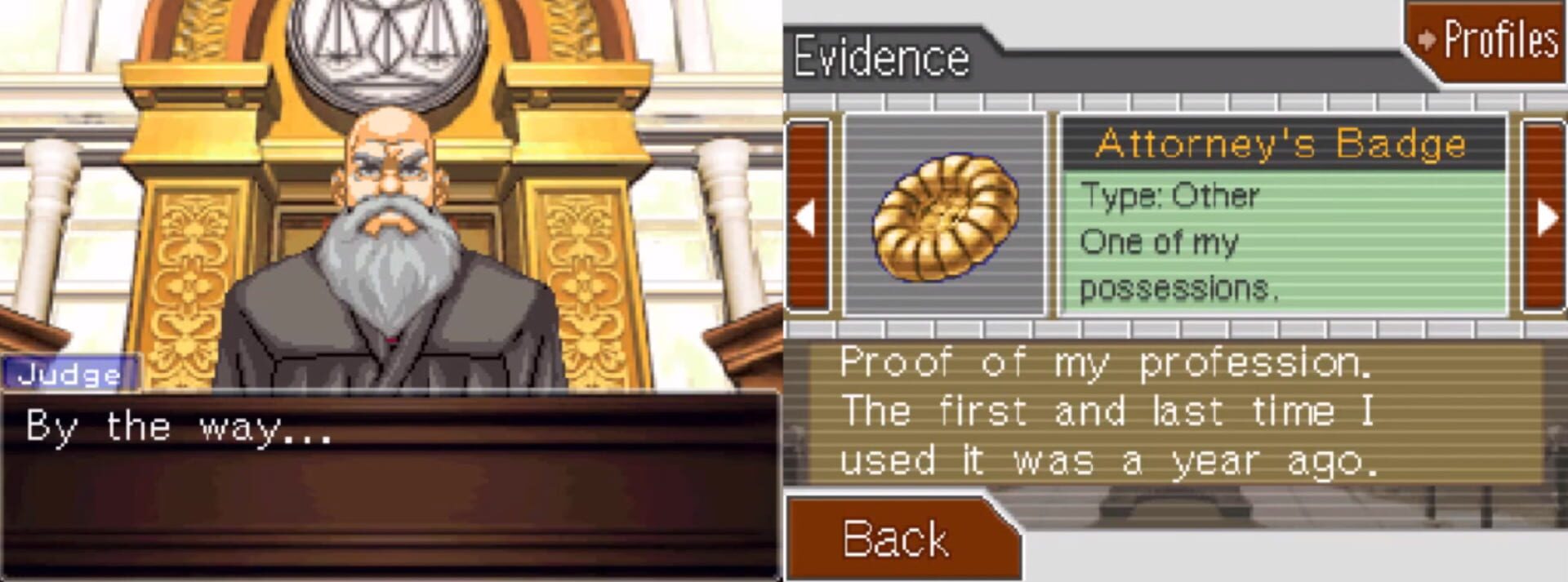 Phoenix Wright: Ace Attorney - Trials and Tribulations screenshot 2