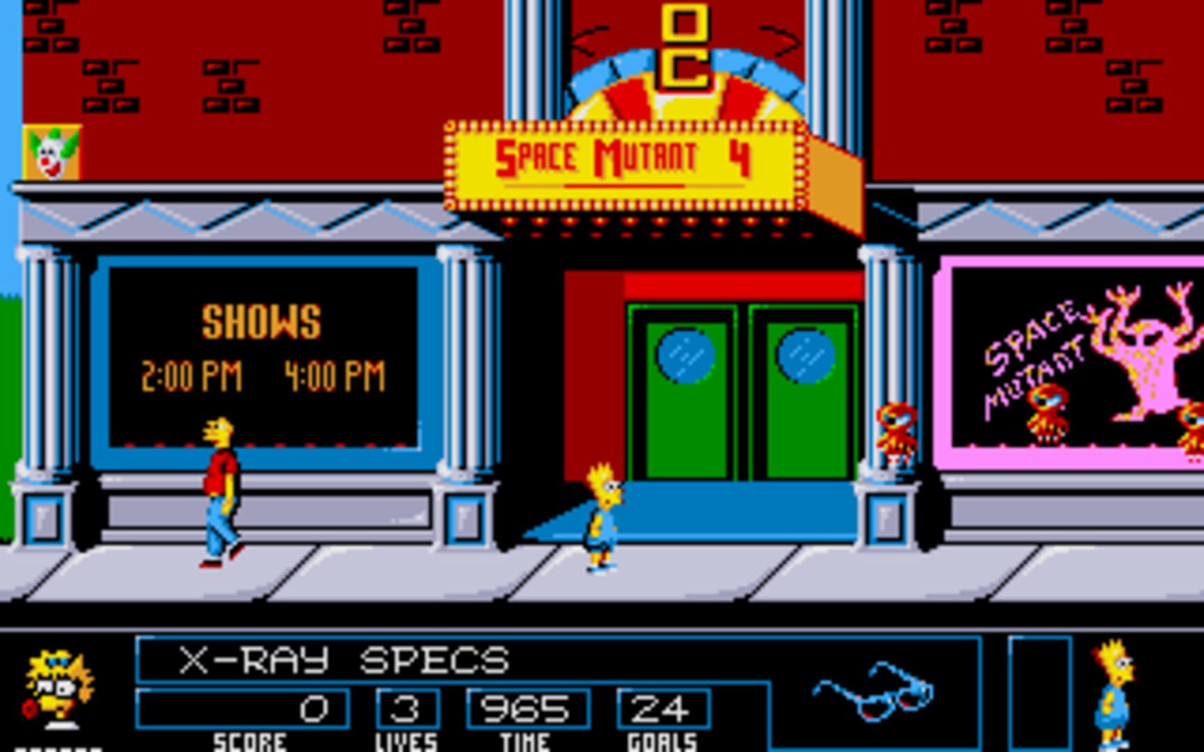 The Simpsons: Bart vs. The Space Mutants screenshot 2