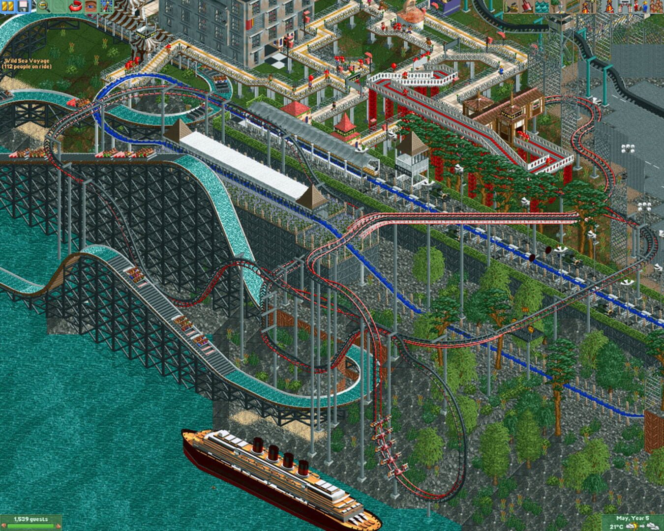 RollerCoaster Tycoon 2: Time Twister screenshot 1