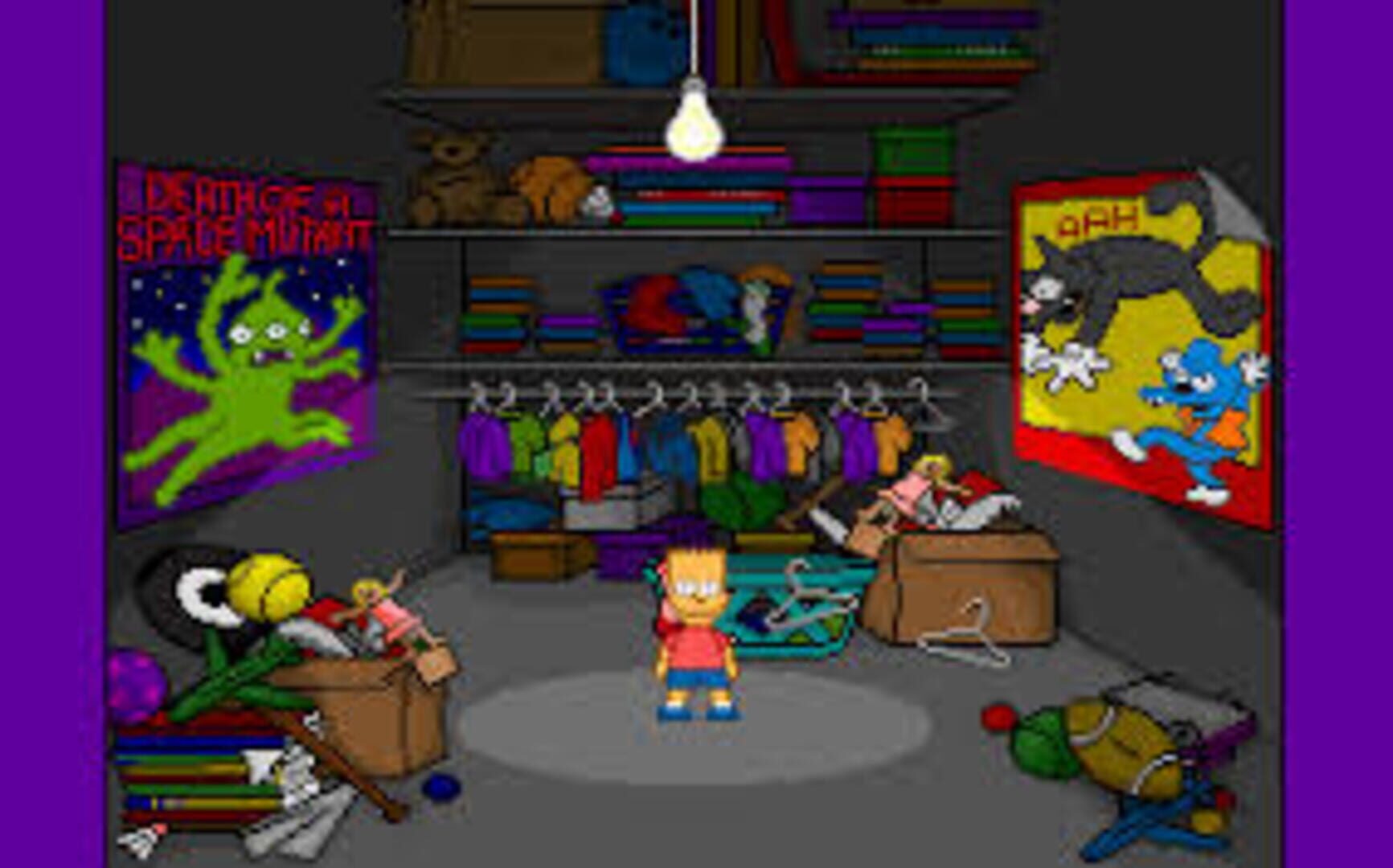 The Simpsons: Bart's House of Weirdness screenshot 2