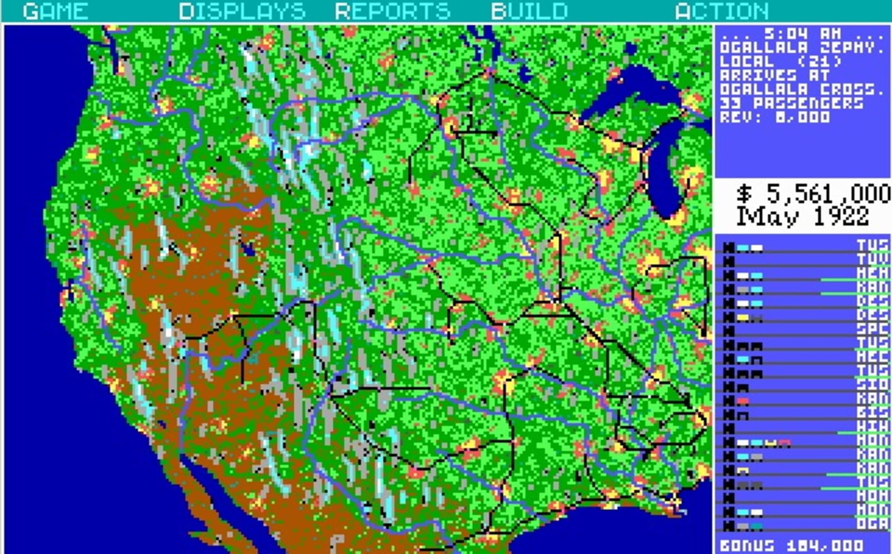 Sid Meier's Railroad Tycoon screenshot 2