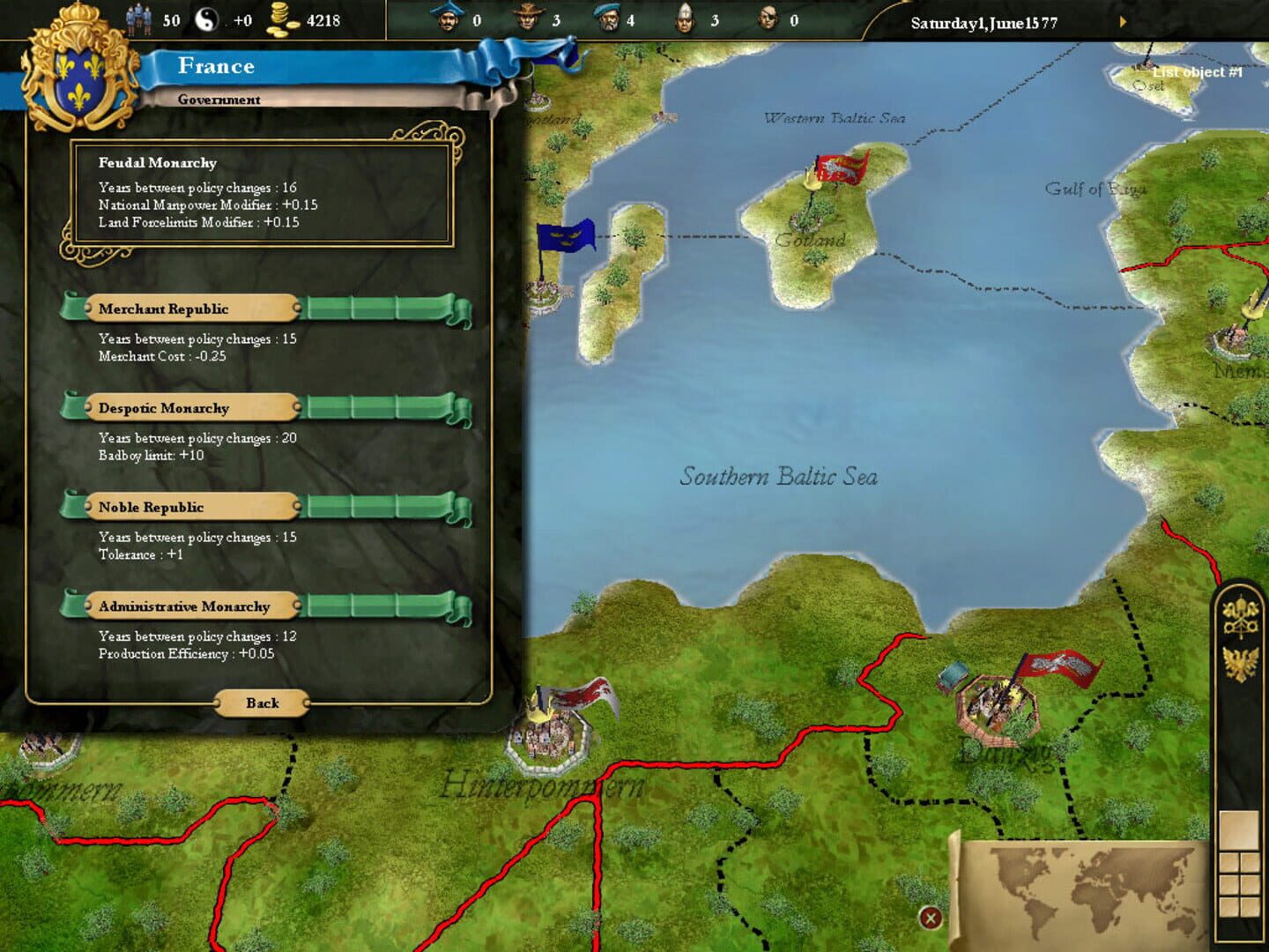 Europa Universalis III screenshot 5