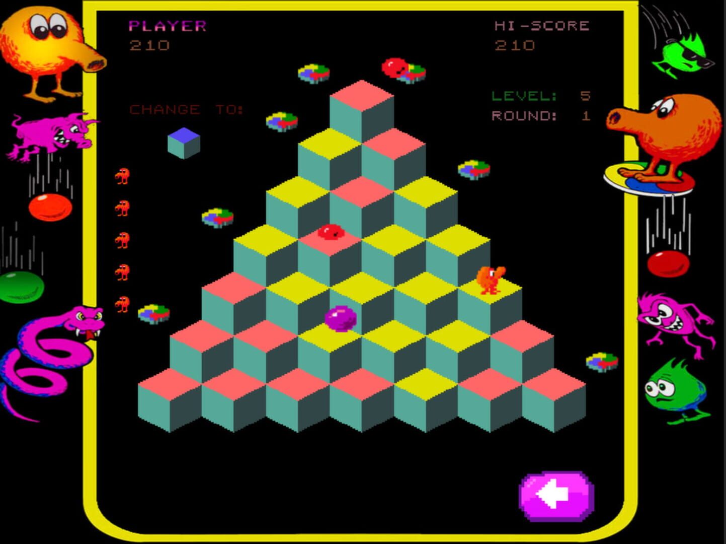 Q*bert: Rebooted screenshot 2