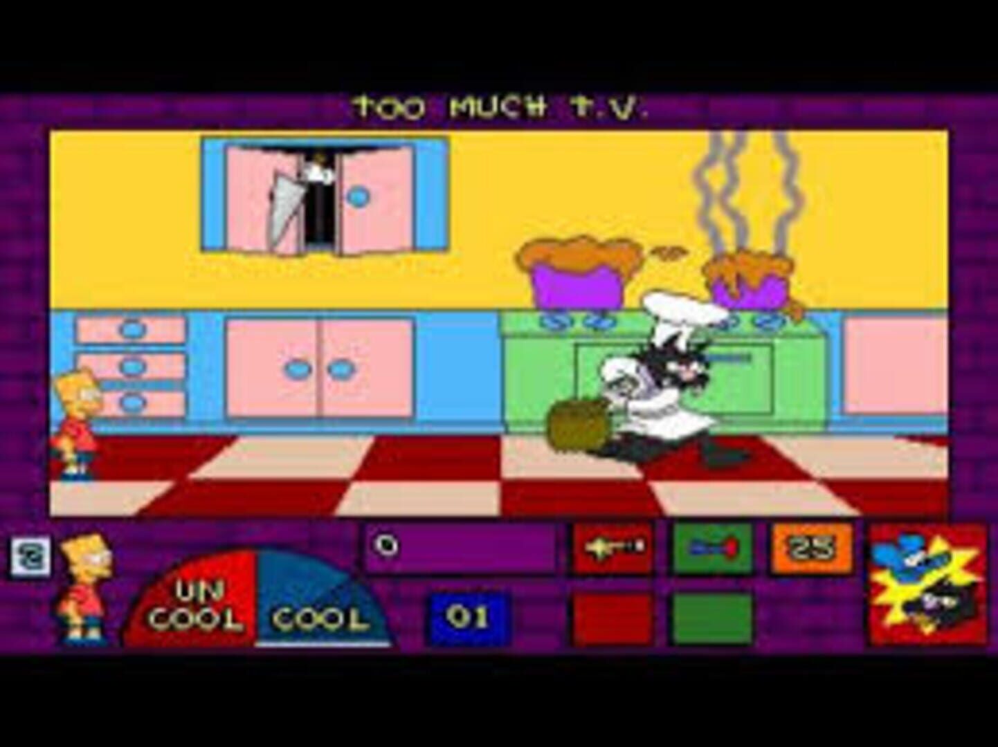 The Simpsons: Bart's House of Weirdness screenshot 5