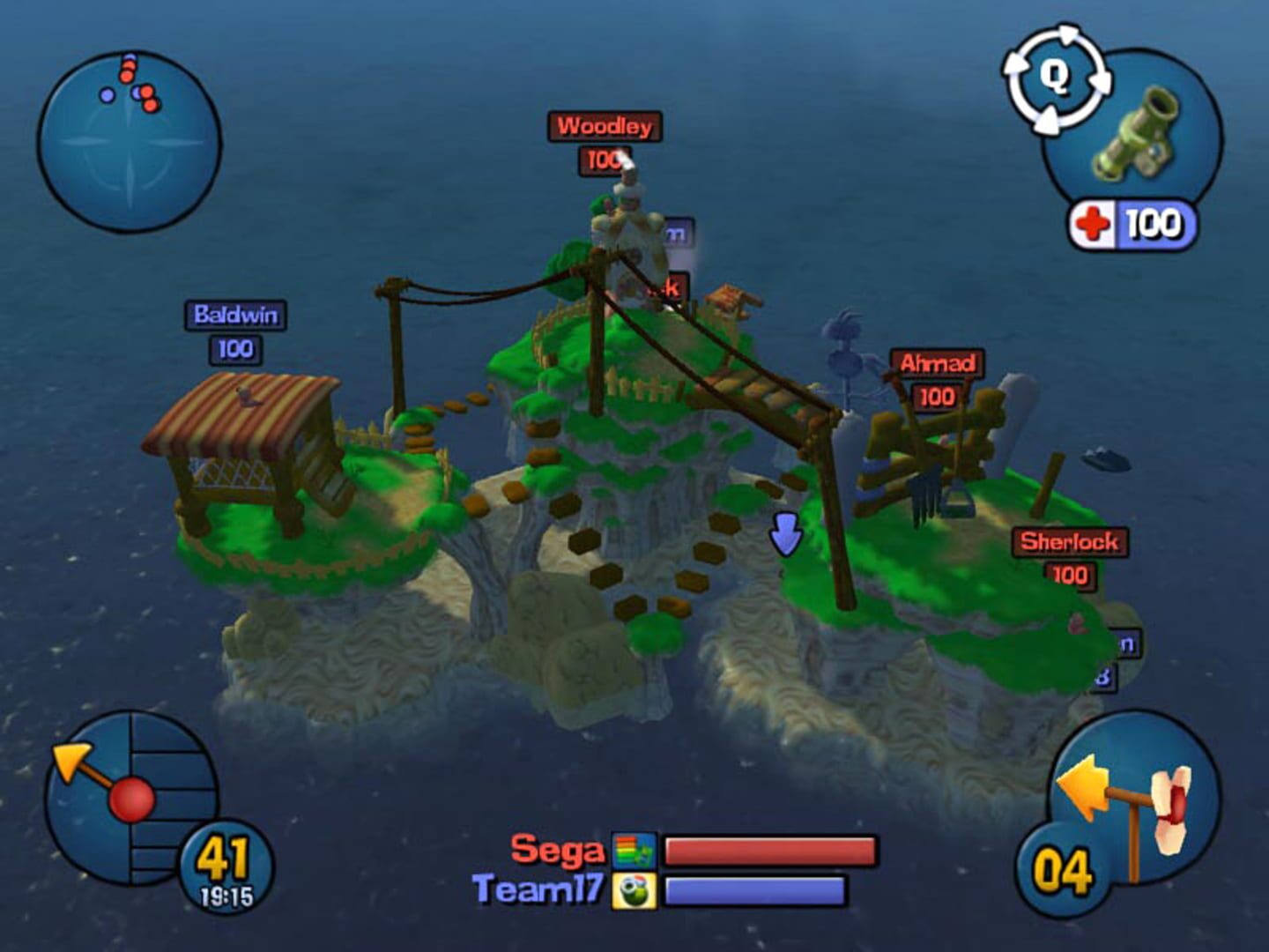 Worms 3D screenshot 1