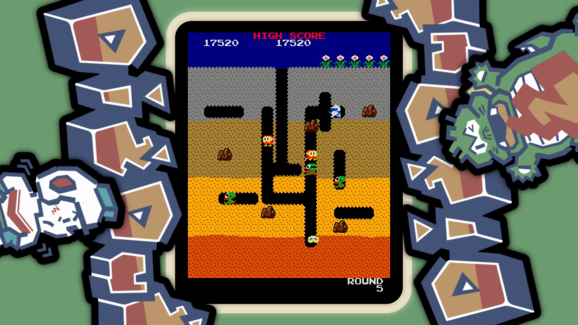 Arcade Game Series: Dig Dug screenshot 2