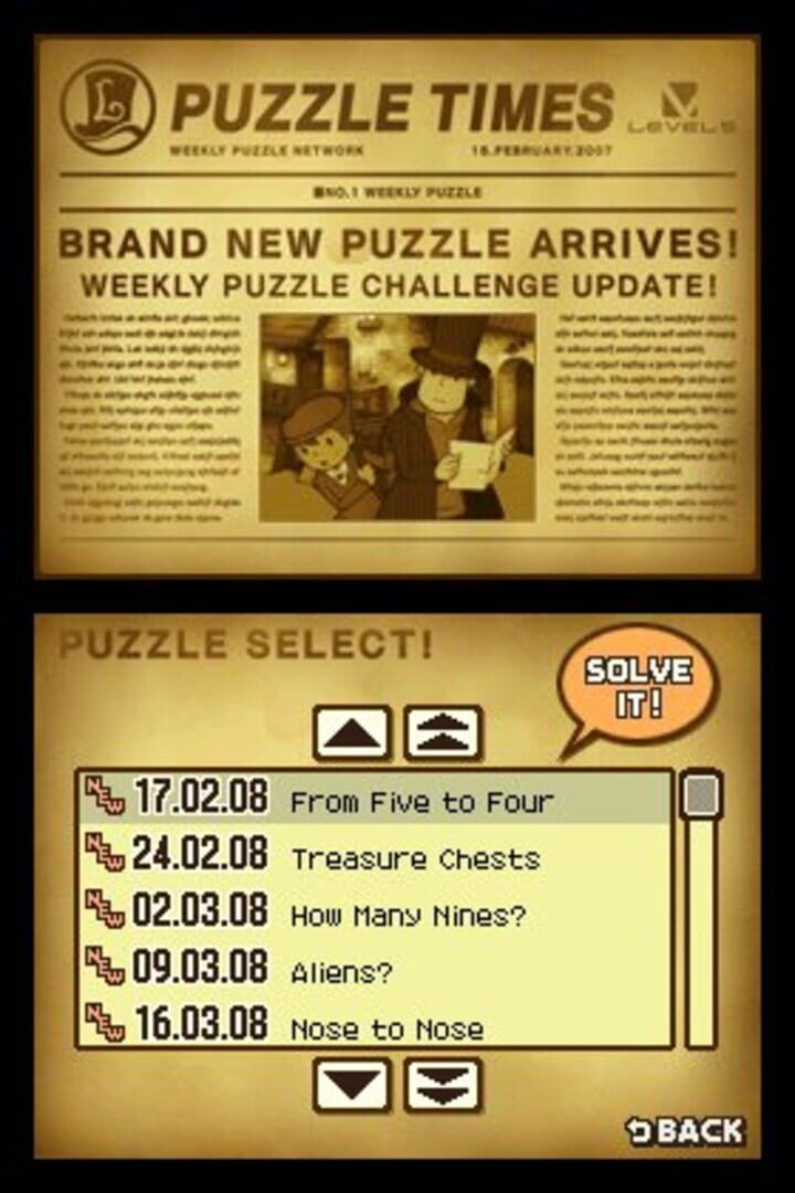 Professor Layton and the Curious Village screenshot 6