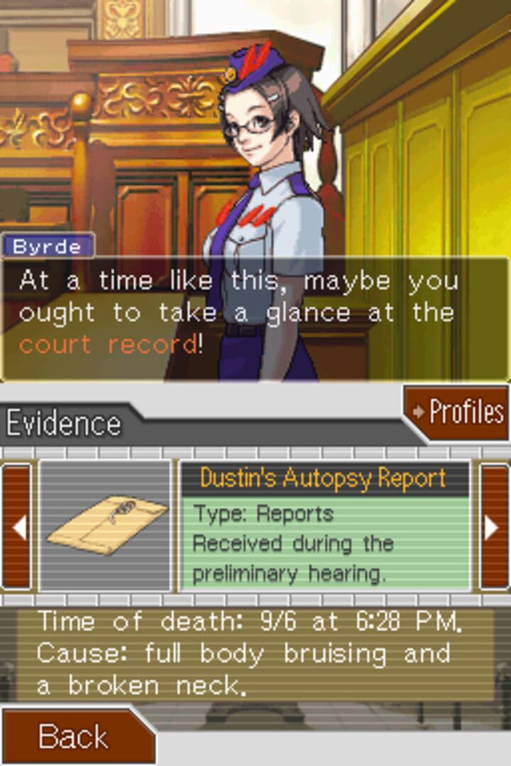 Phoenix Wright: Ace Attorney - Justice for All screenshot 8