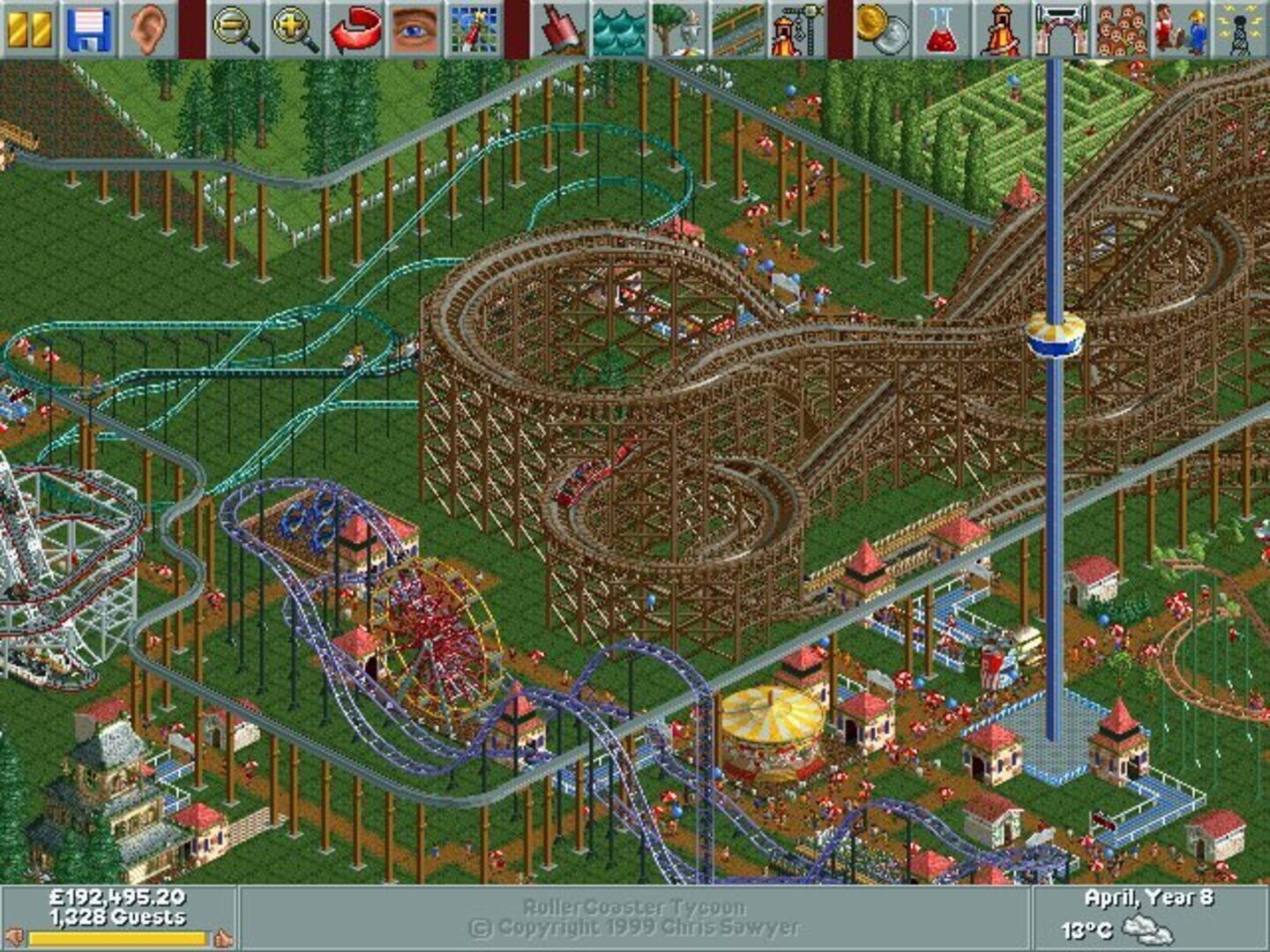 RollerCoaster Tycoon screenshot 1