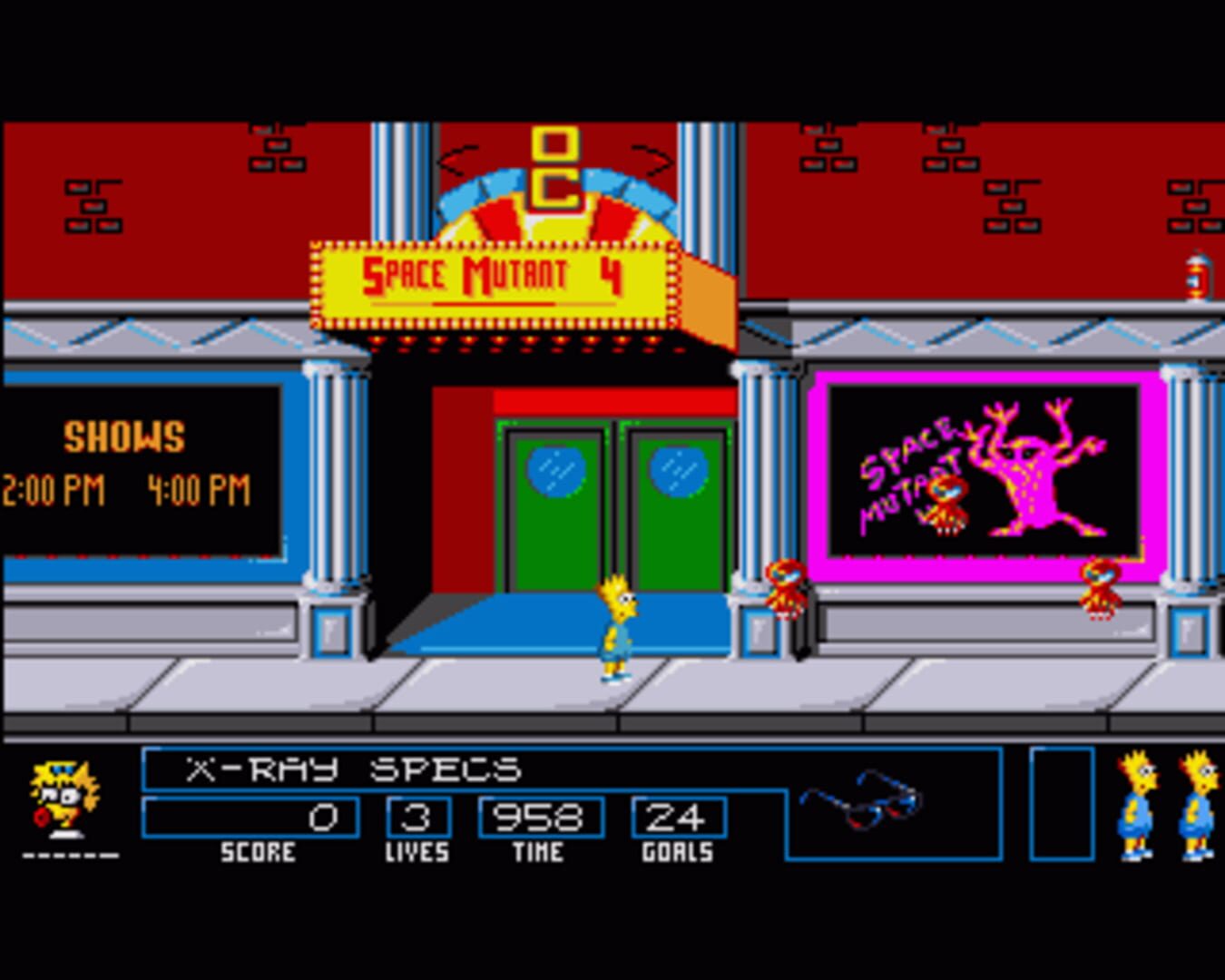 The Simpsons: Bart vs. The Space Mutants screenshot 1