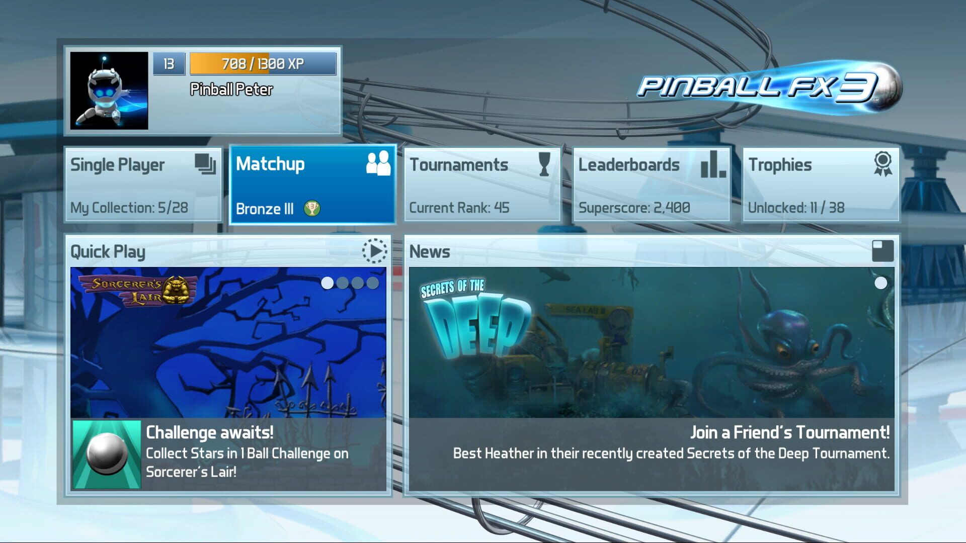 Pinball FX3 screenshot 2