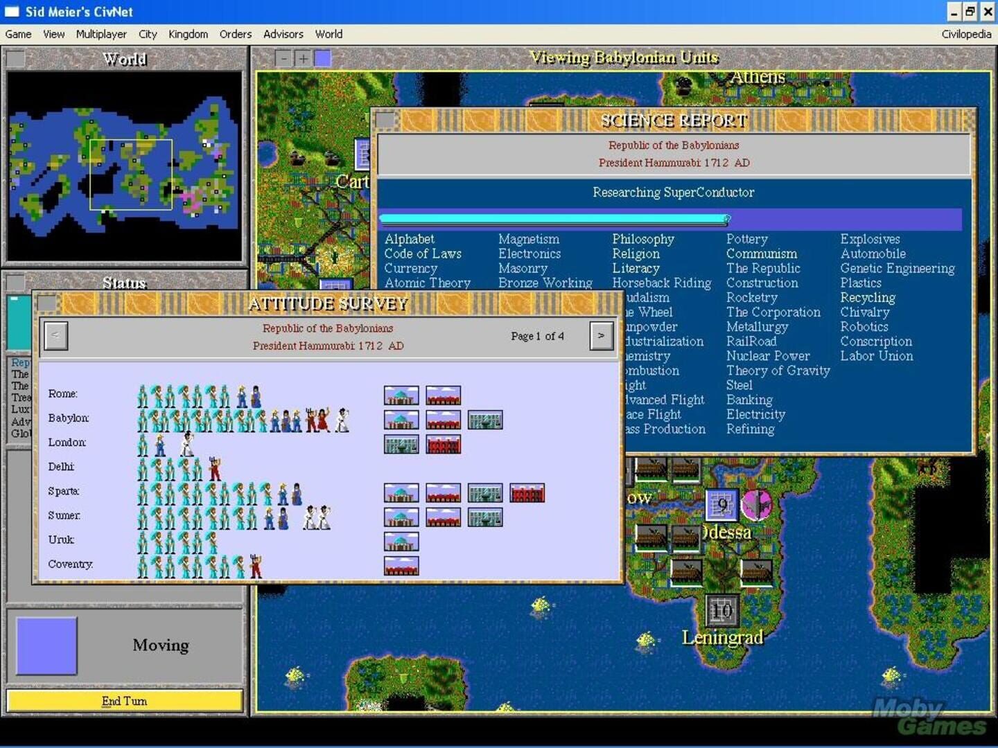 Sid Meier's CivNet screenshot 1