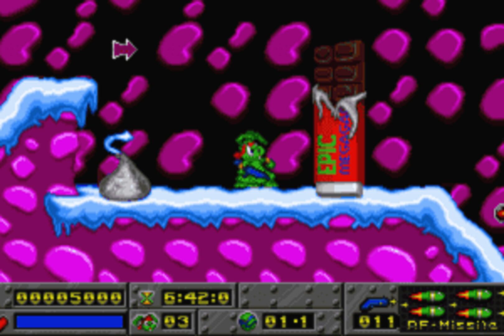 Jazz Jackrabbit: Holiday Hare 1995 screenshot 4
