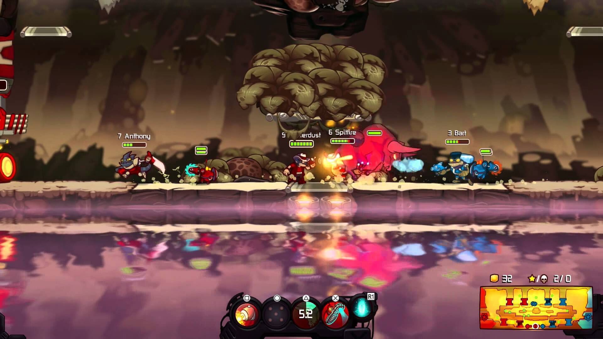 Awesomenauts Assemble! screenshot 1
