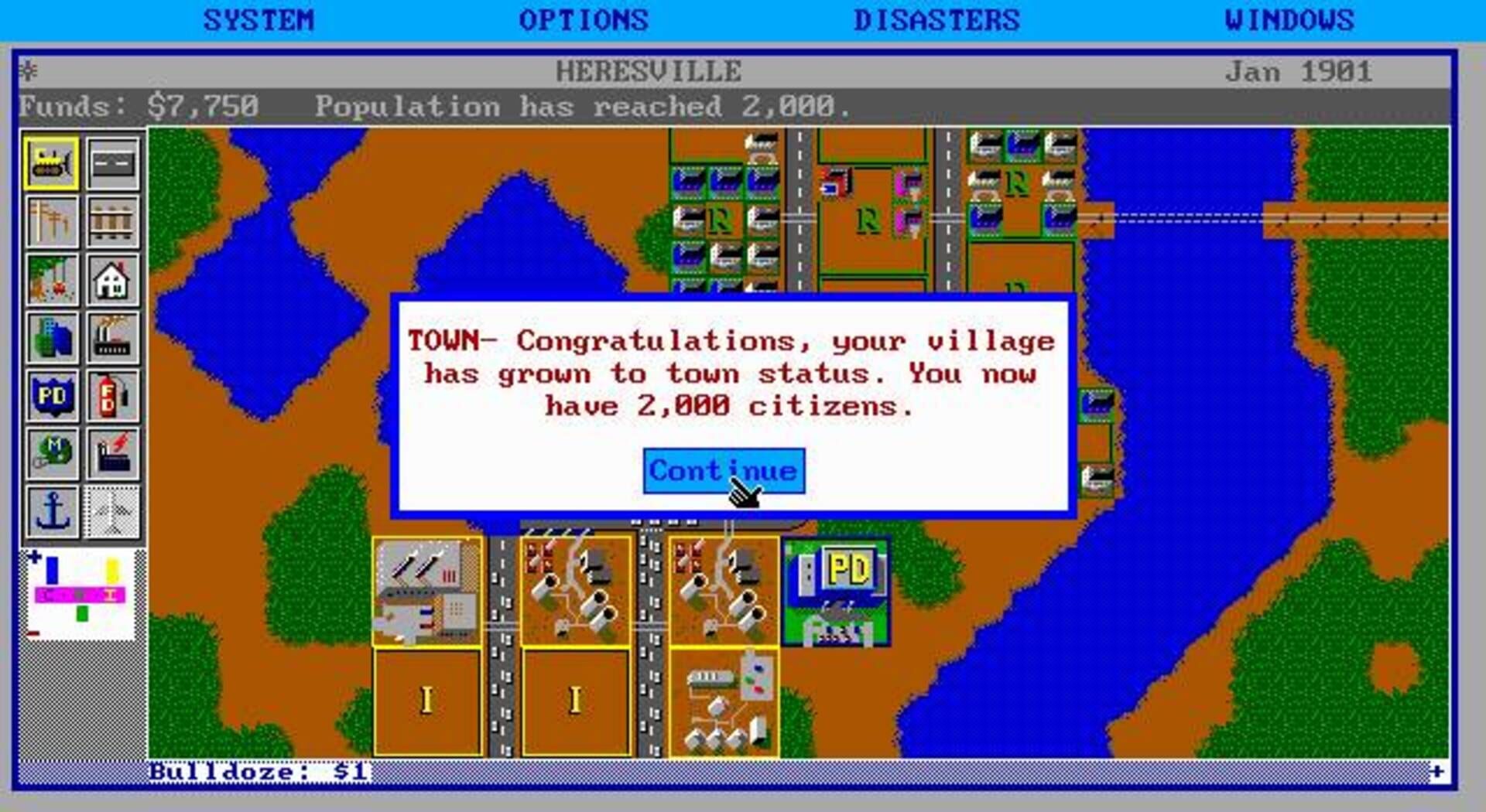SimCity screenshot 1
