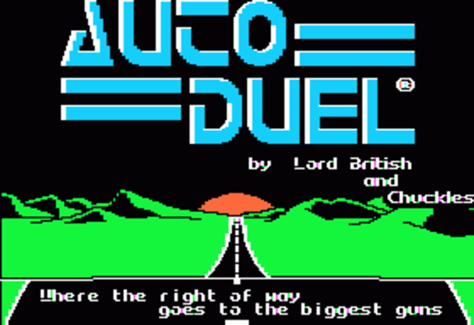 Autoduel screenshot 1