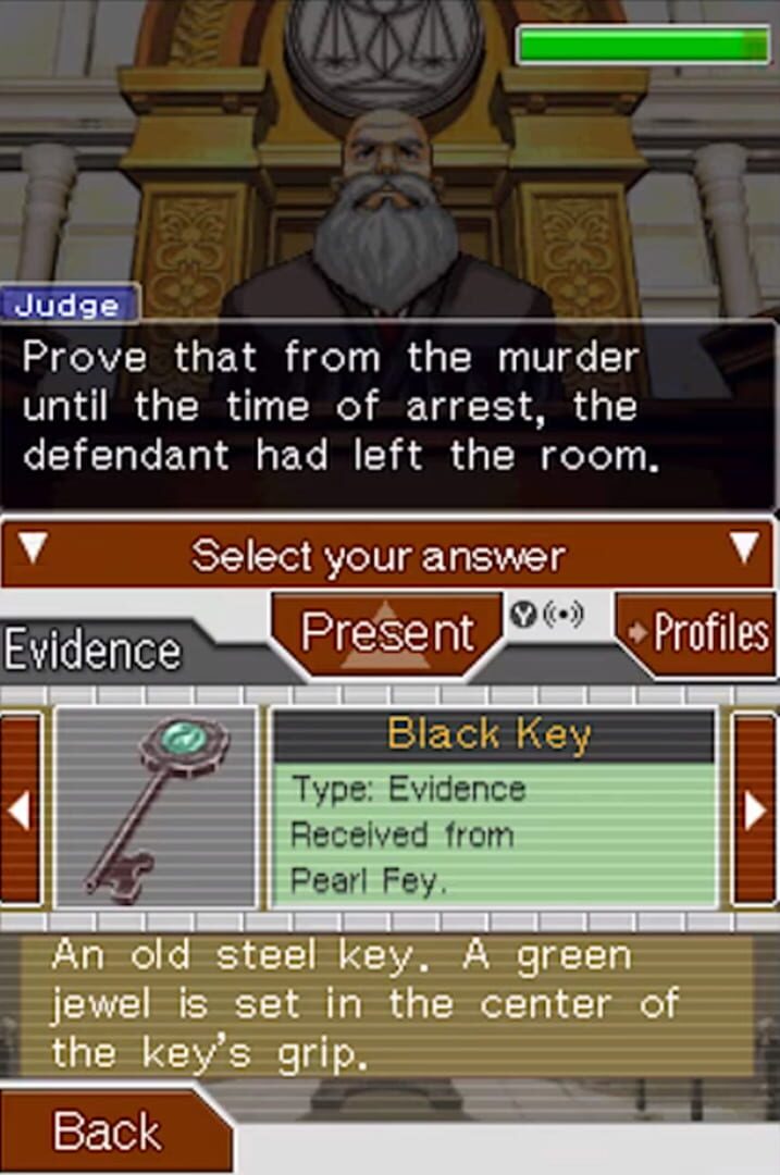 Phoenix Wright: Ace Attorney - Justice for All screenshot 2