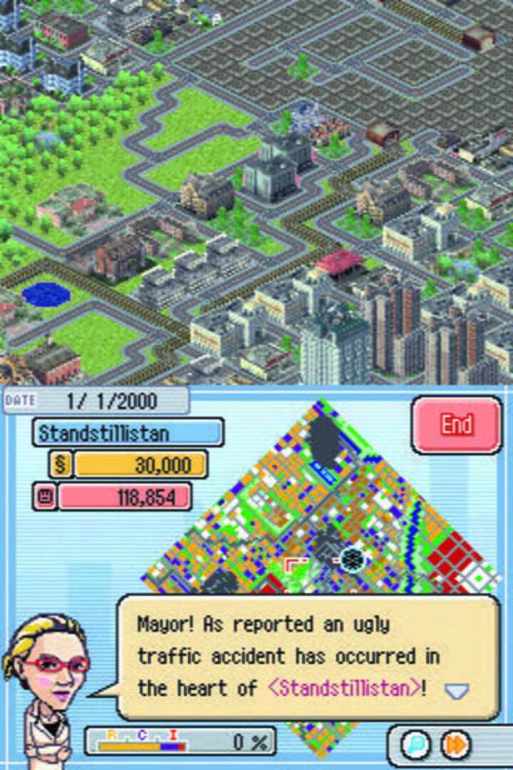 SimCity DS screenshot 1