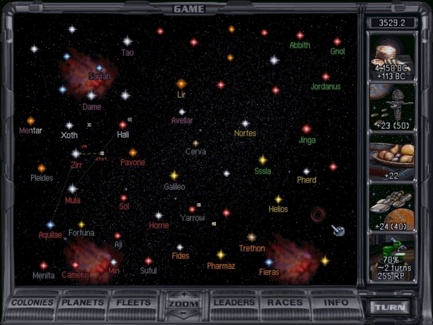 Master of Orion II: Battle at Antares screenshot 5