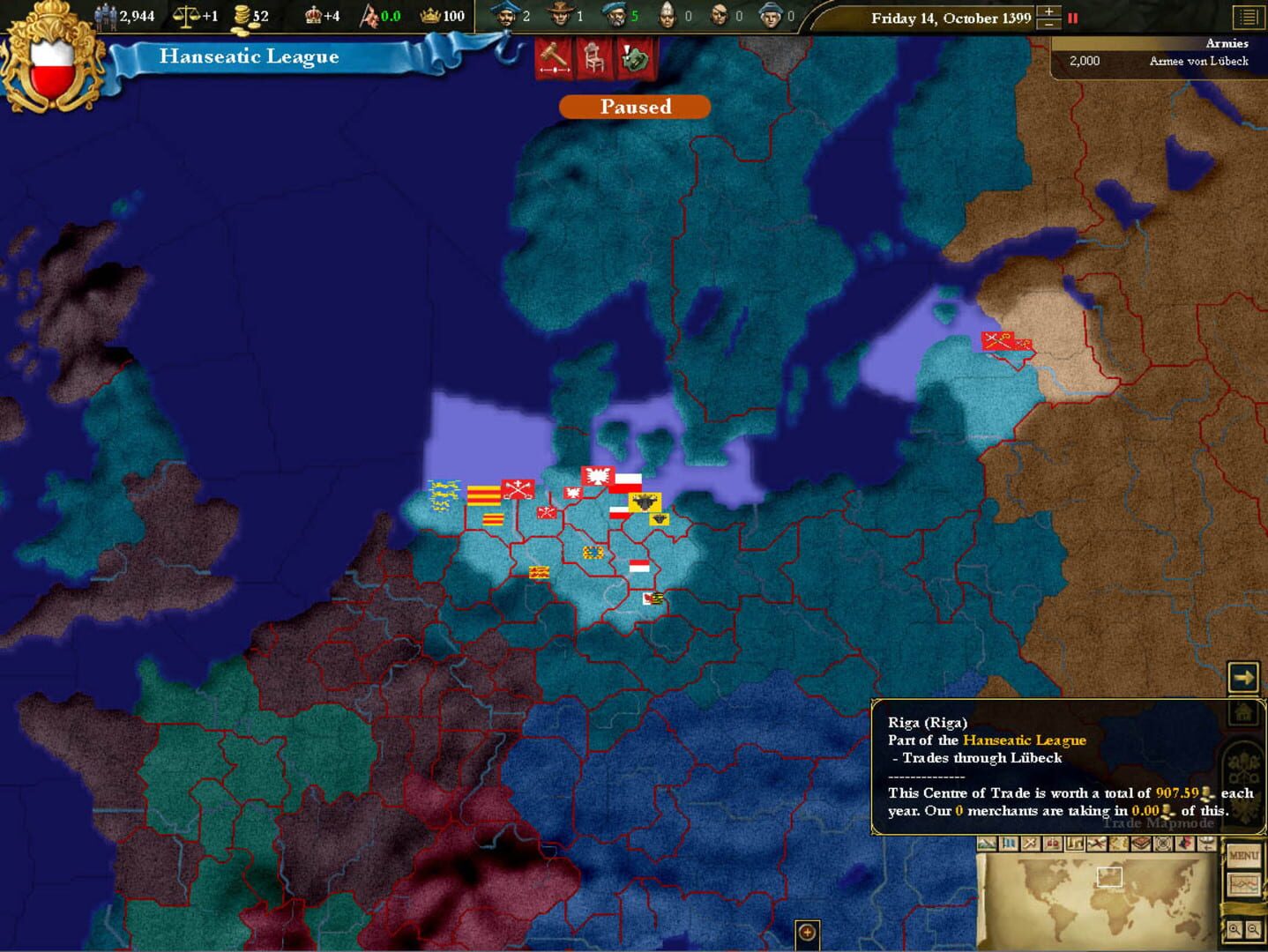 Europa Universalis III: Heir to the Throne screenshot 2
