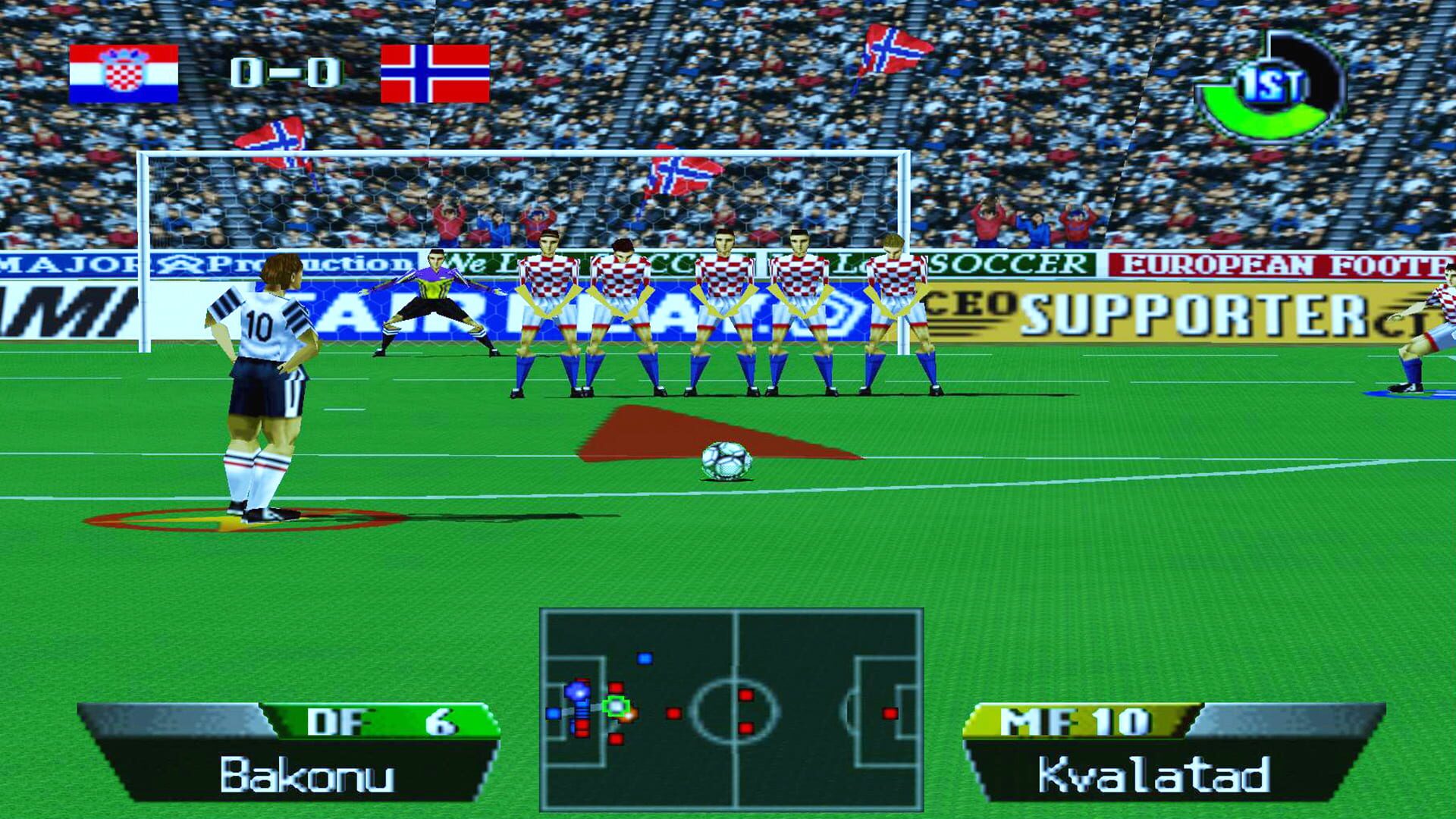 International Superstar Soccer 64 screenshot 3