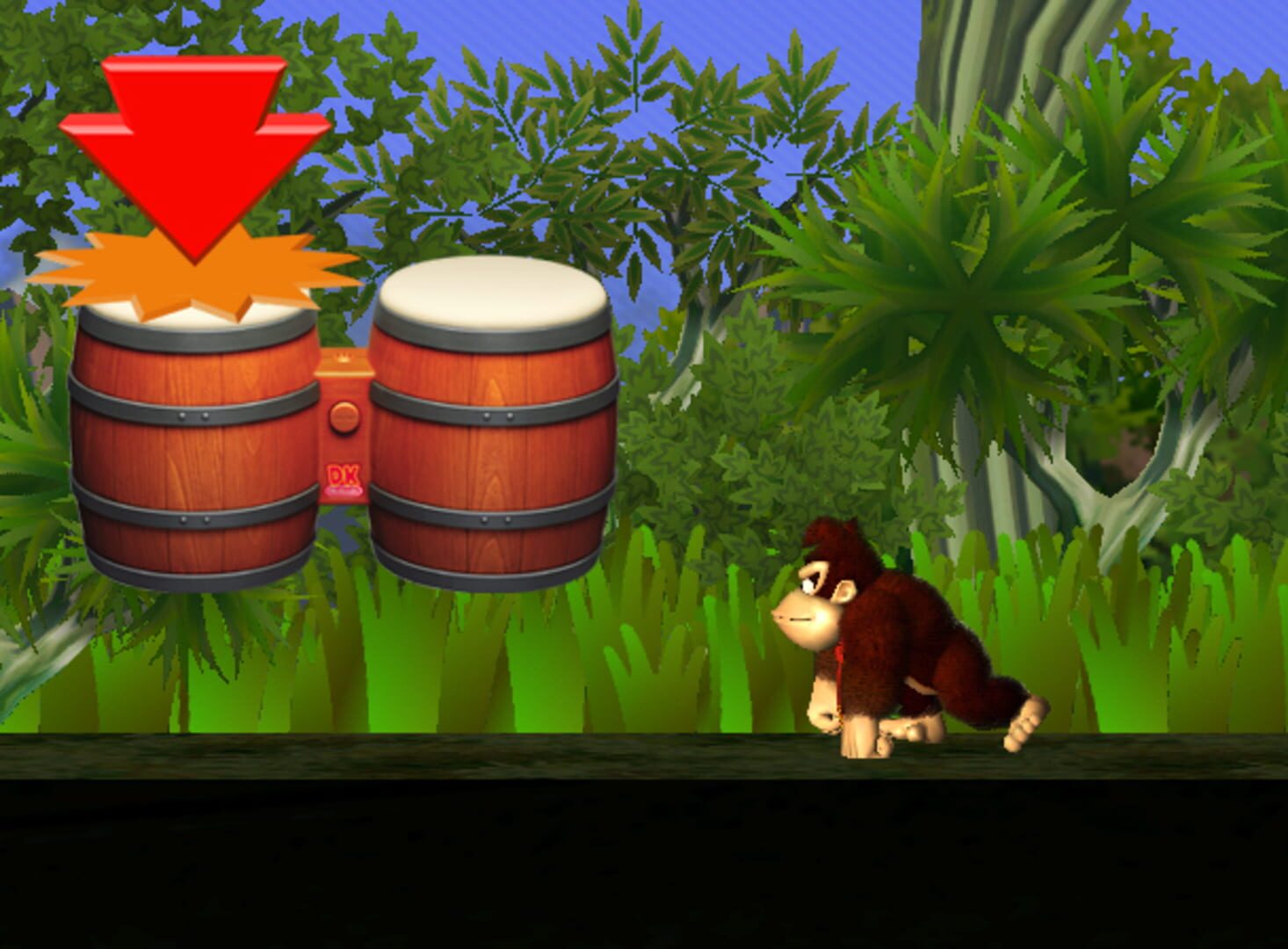 Donkey Kong Jungle Beat screenshot 2