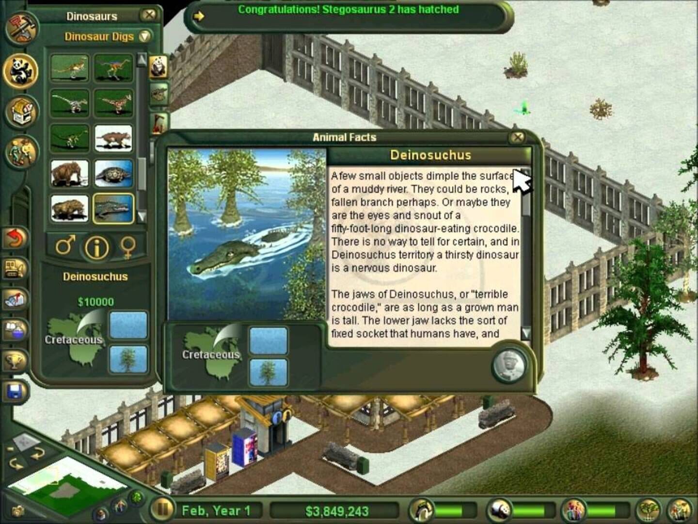 Zoo Tycoon: Dinosaur Digs screenshot 1