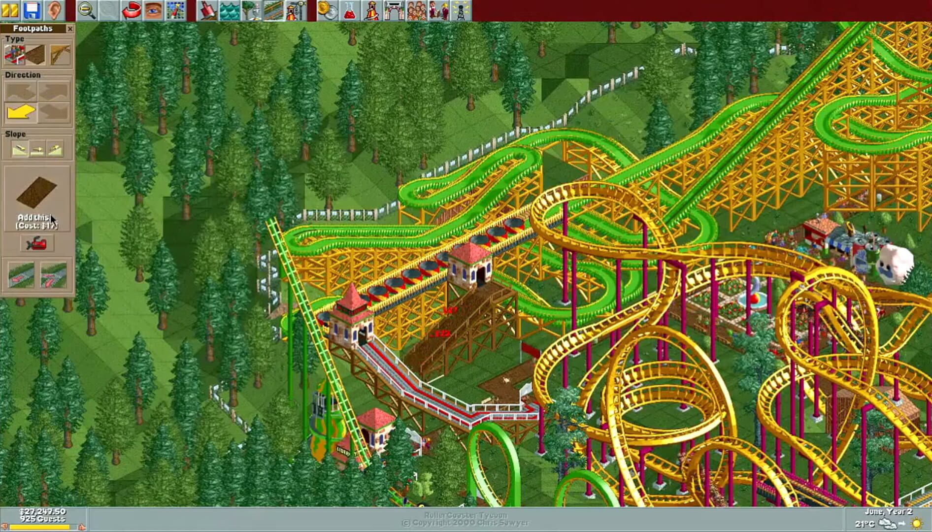 RollerCoaster Tycoon screenshot 5