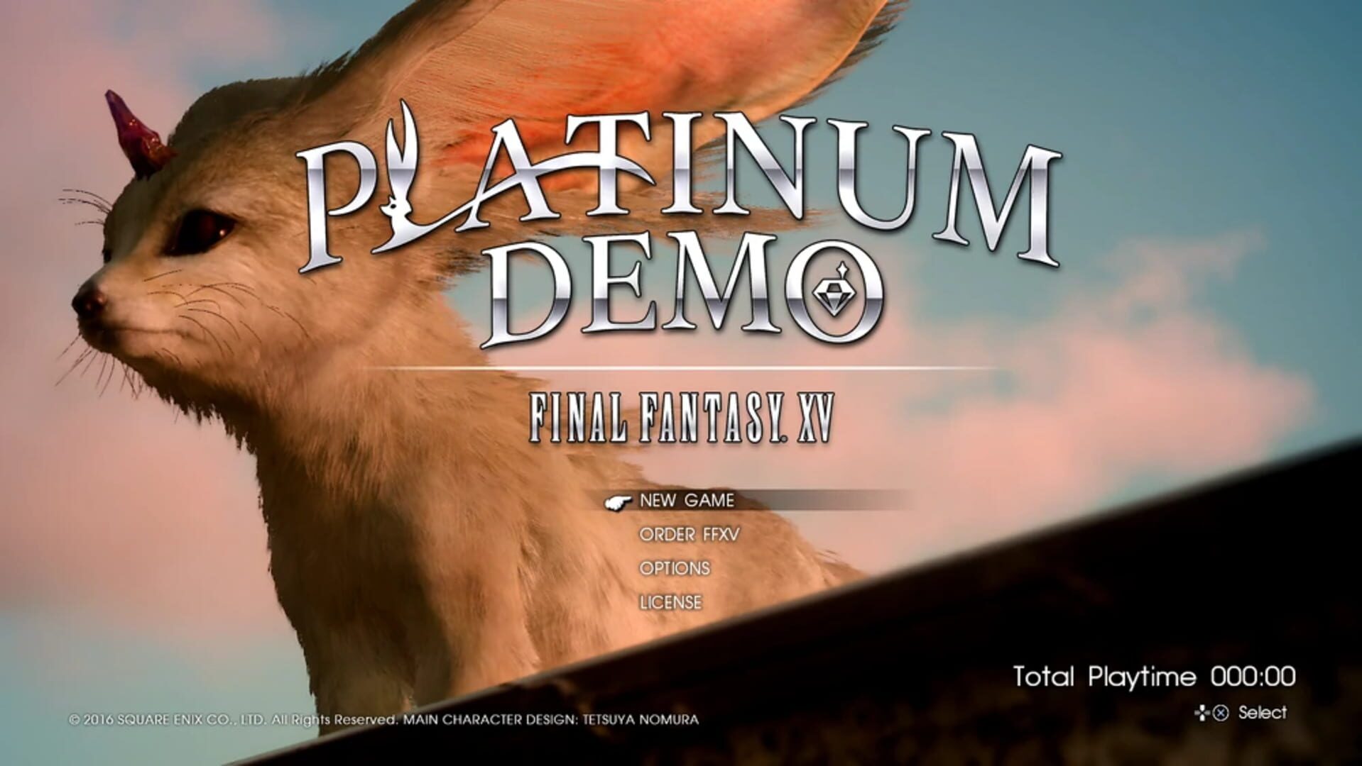 Platinum Demo: Final Fantasy XV screenshot 1