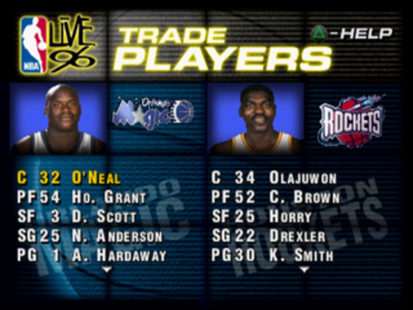 NBA Live 96 screenshot 2