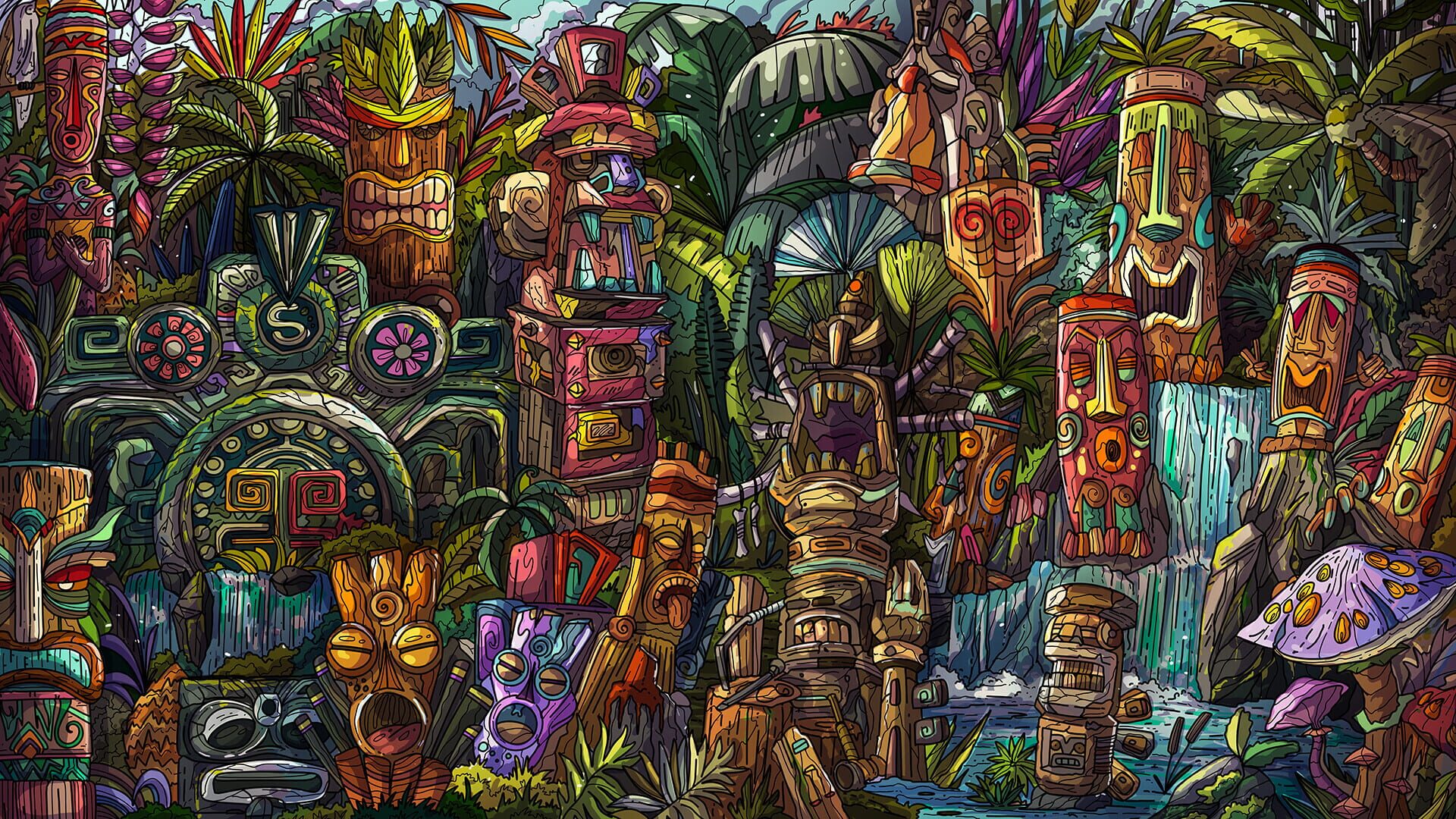 100 Tiki Cats screenshot 1