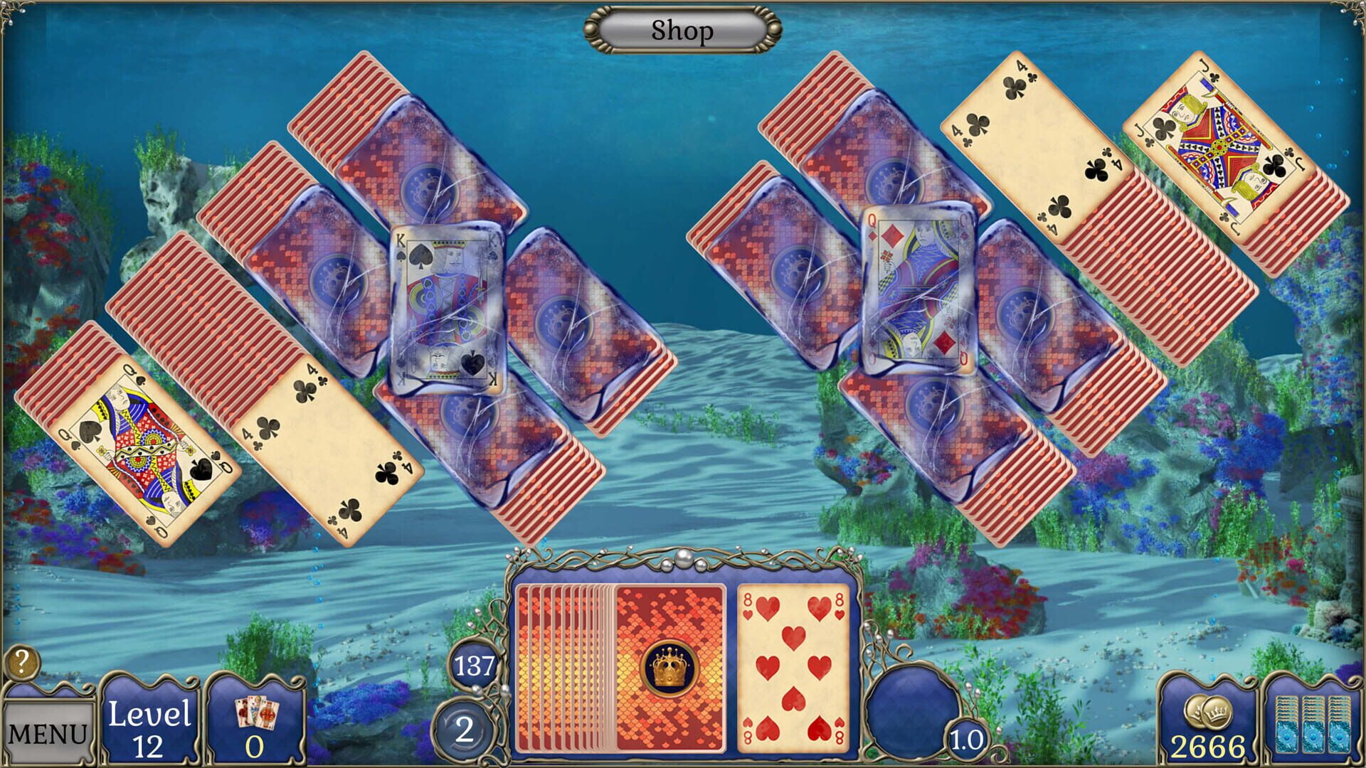 Jewel Match Atlantis Solitaire 5: Collector's Edition screenshot 6