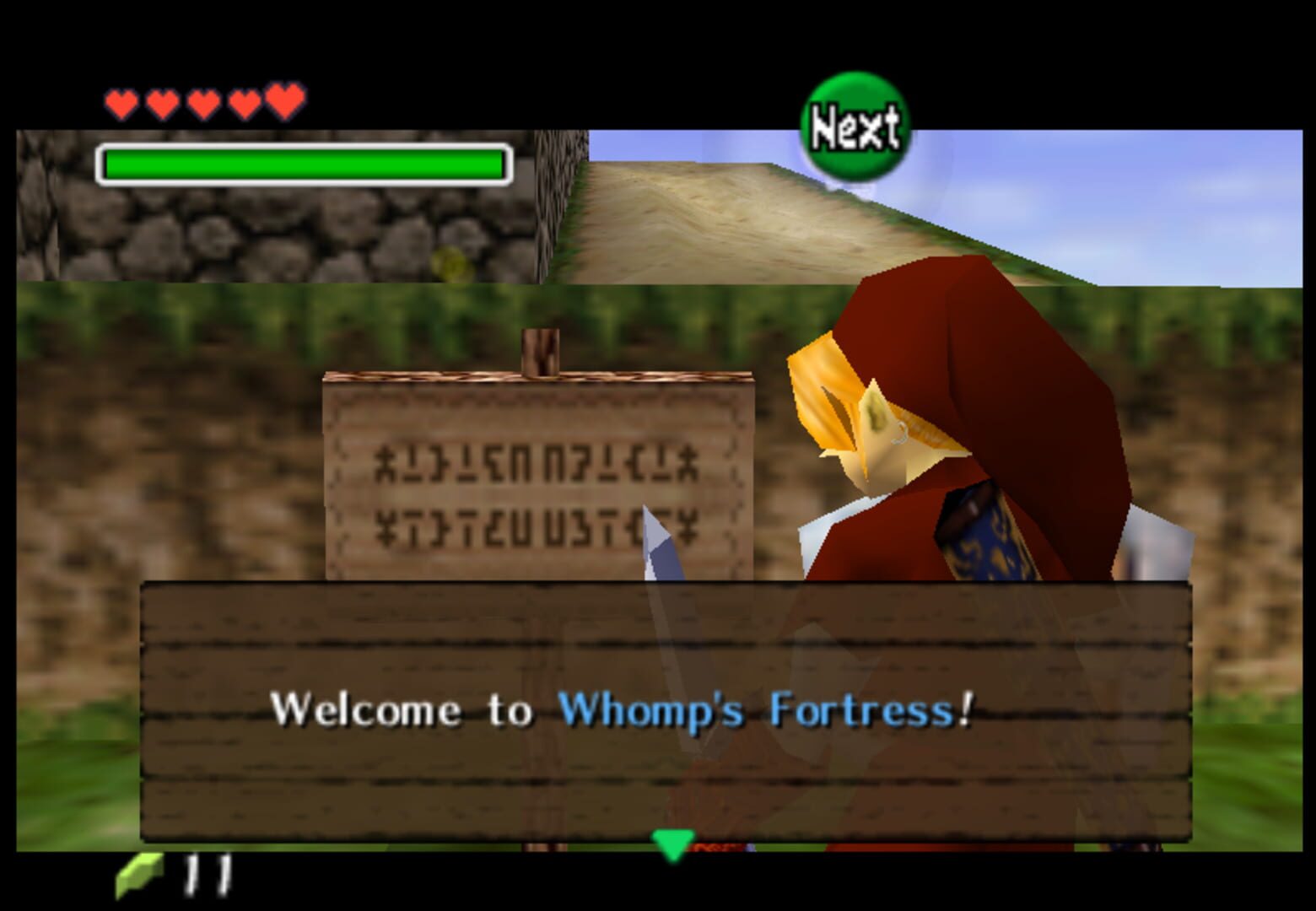The Legend of Zelda: Whomp's Fortress screenshot 1