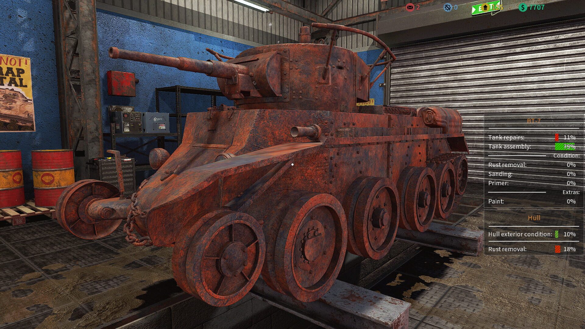 Tank Mechanic Simulator: First Supply DLC screenshot 2