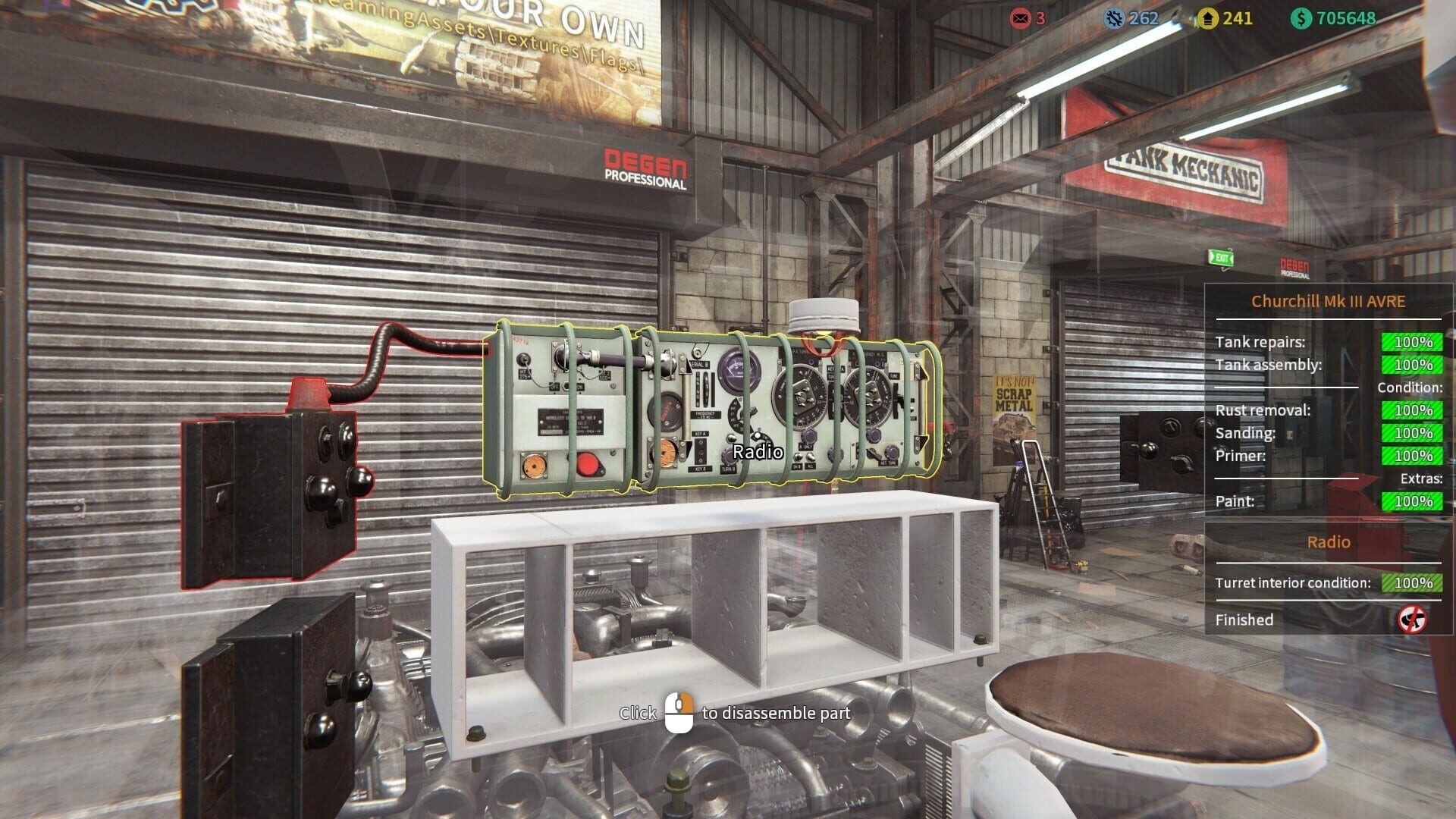 Tank Mechanic Simulator: First Supply DLC screenshot 3