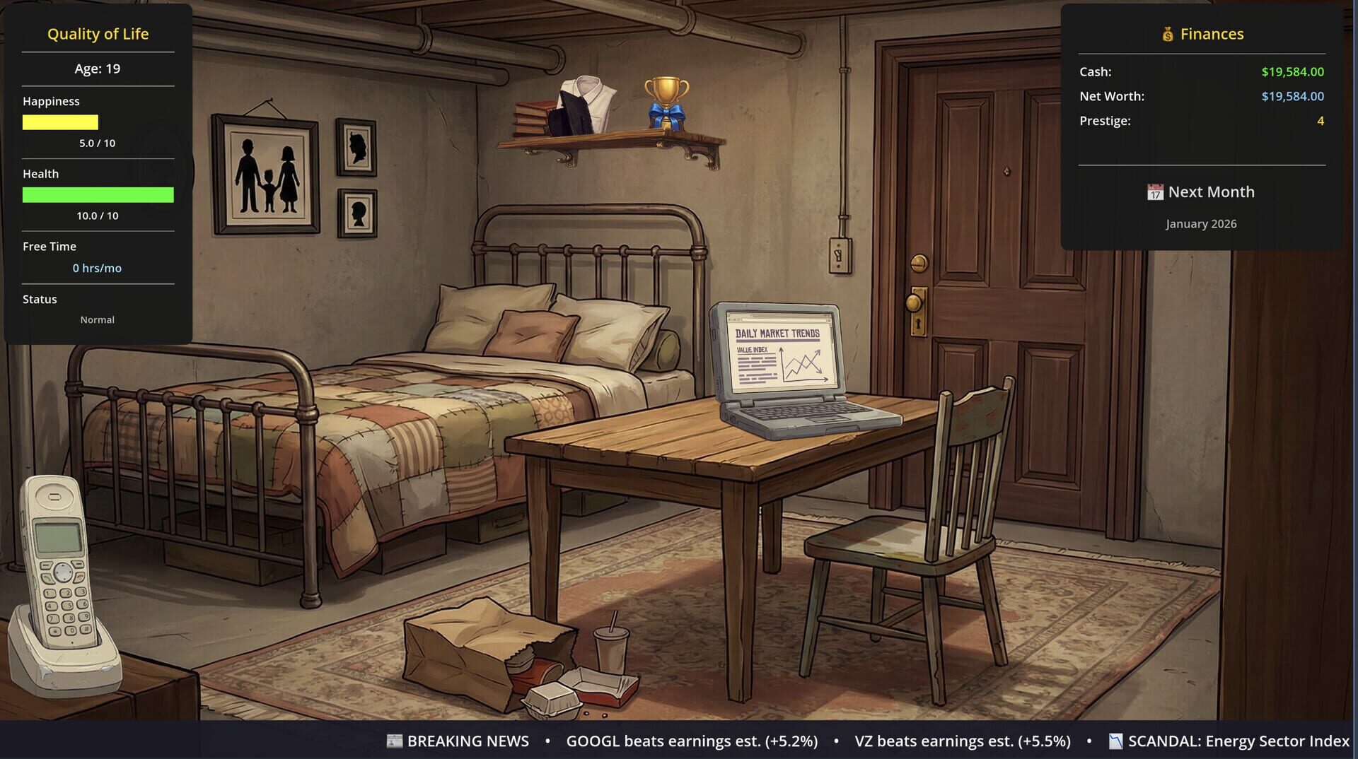 Self Made: Investment Life Sim screenshot 4