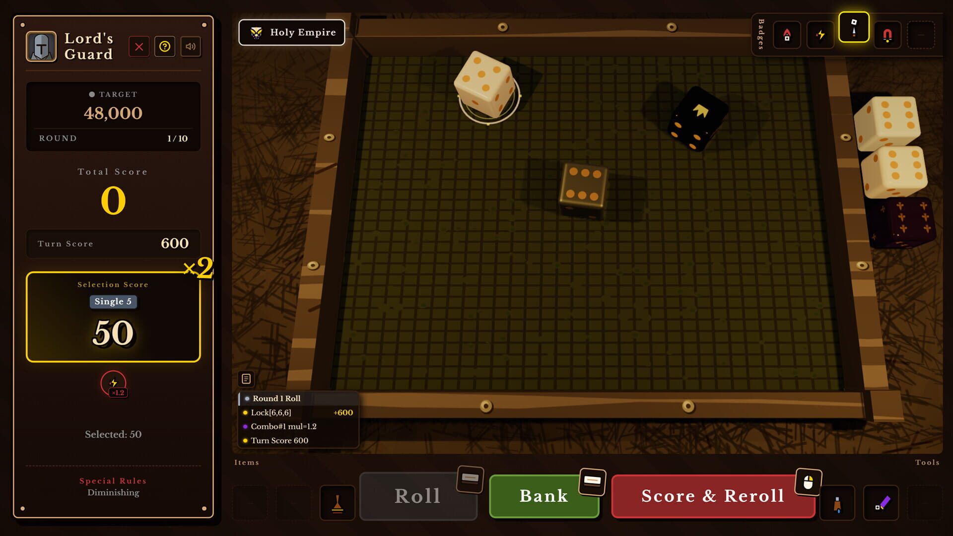 Dice Tavern: Farkle Roguelike screenshot 3