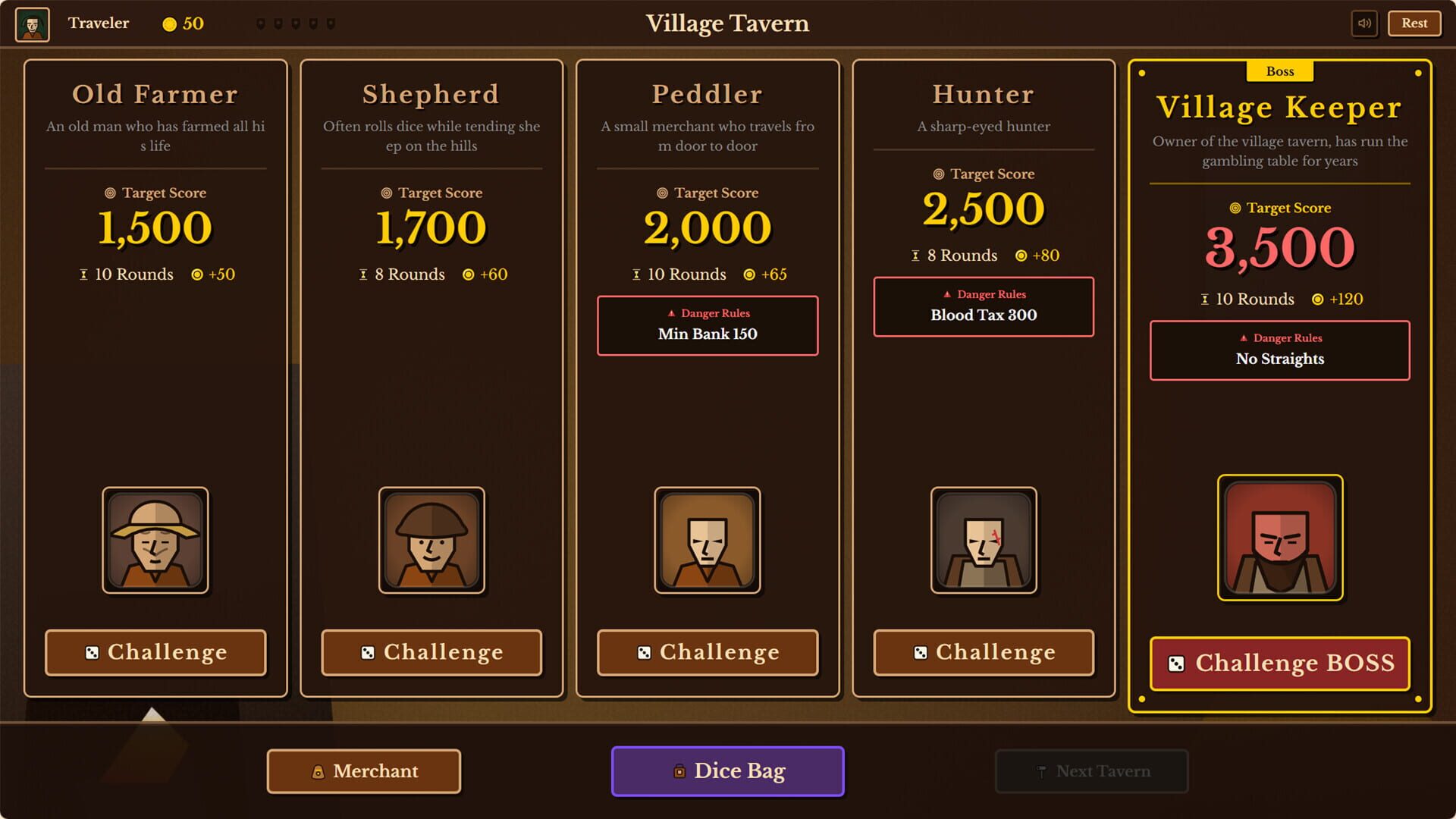 Dice Tavern: Farkle Roguelike screenshot 4