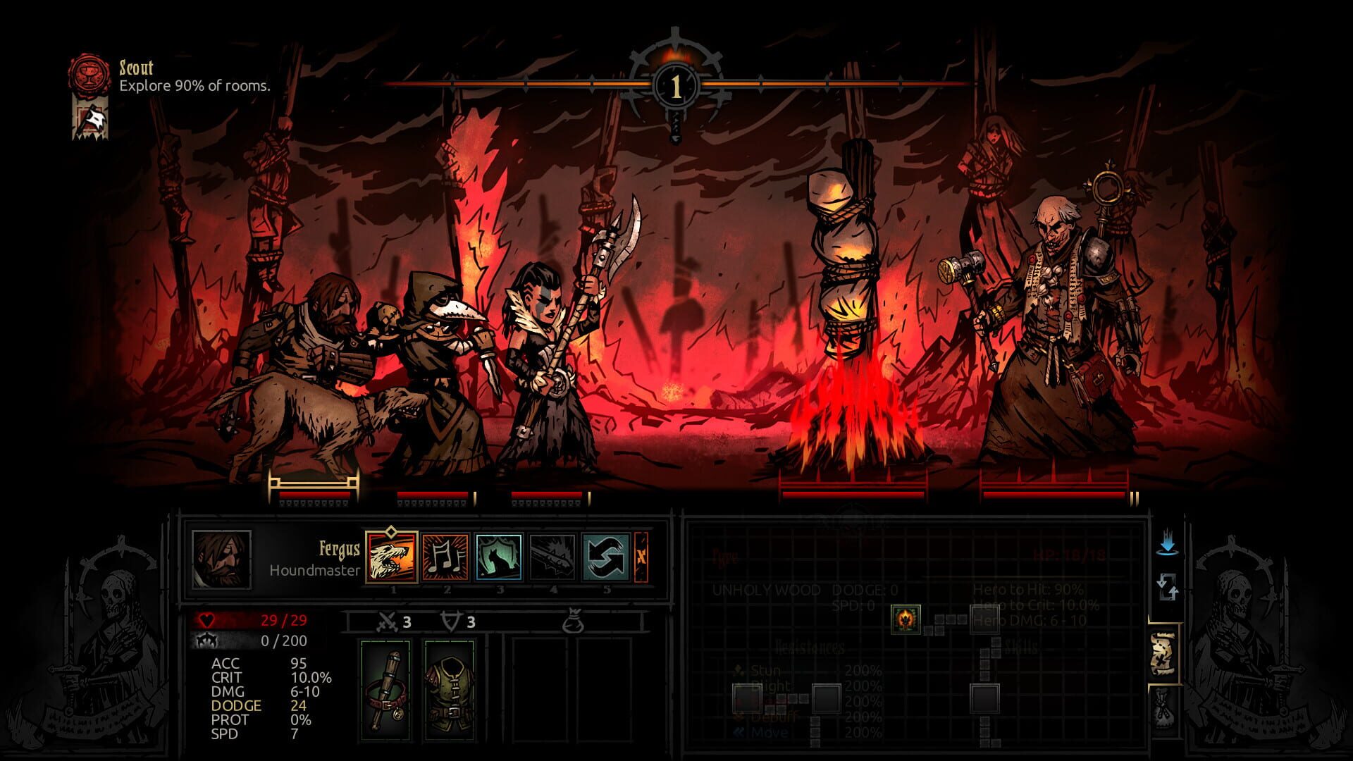Darkest Dungeon: The Crimson Court screenshot 1