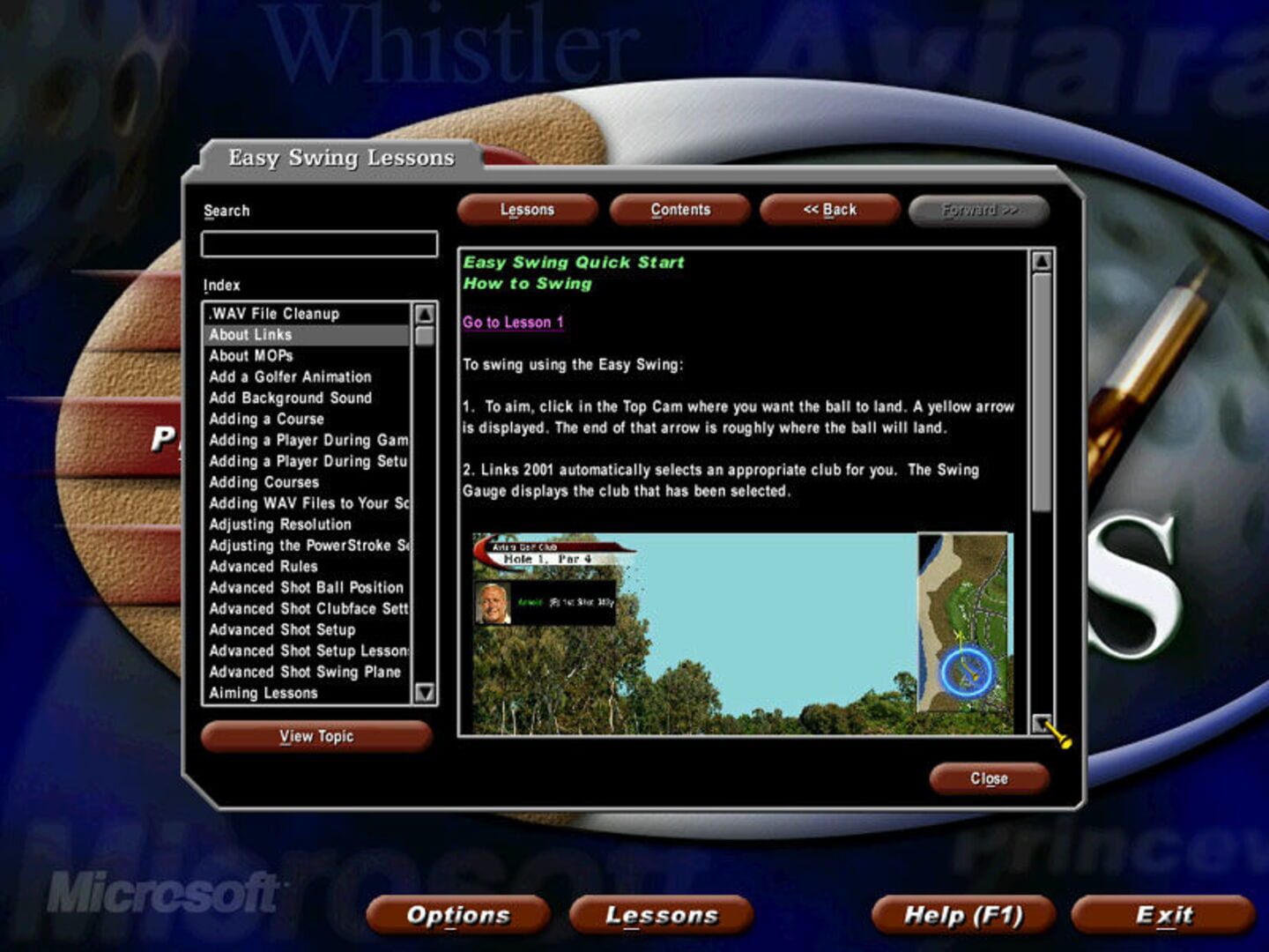 Links 2001 screenshot 1