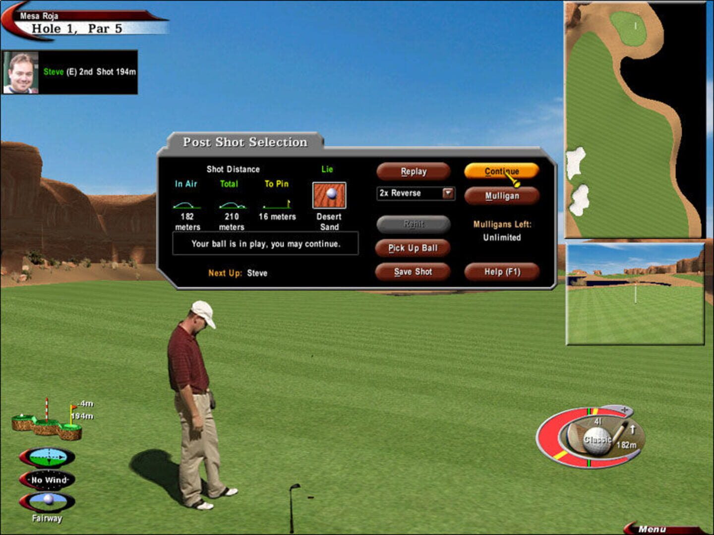 Links 2001 screenshot 3