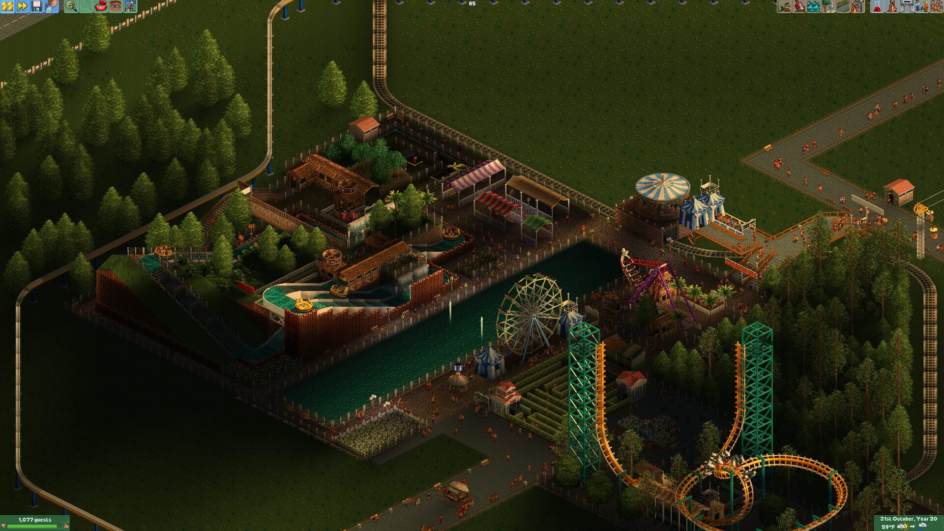 OpenRCT2 screenshot 1