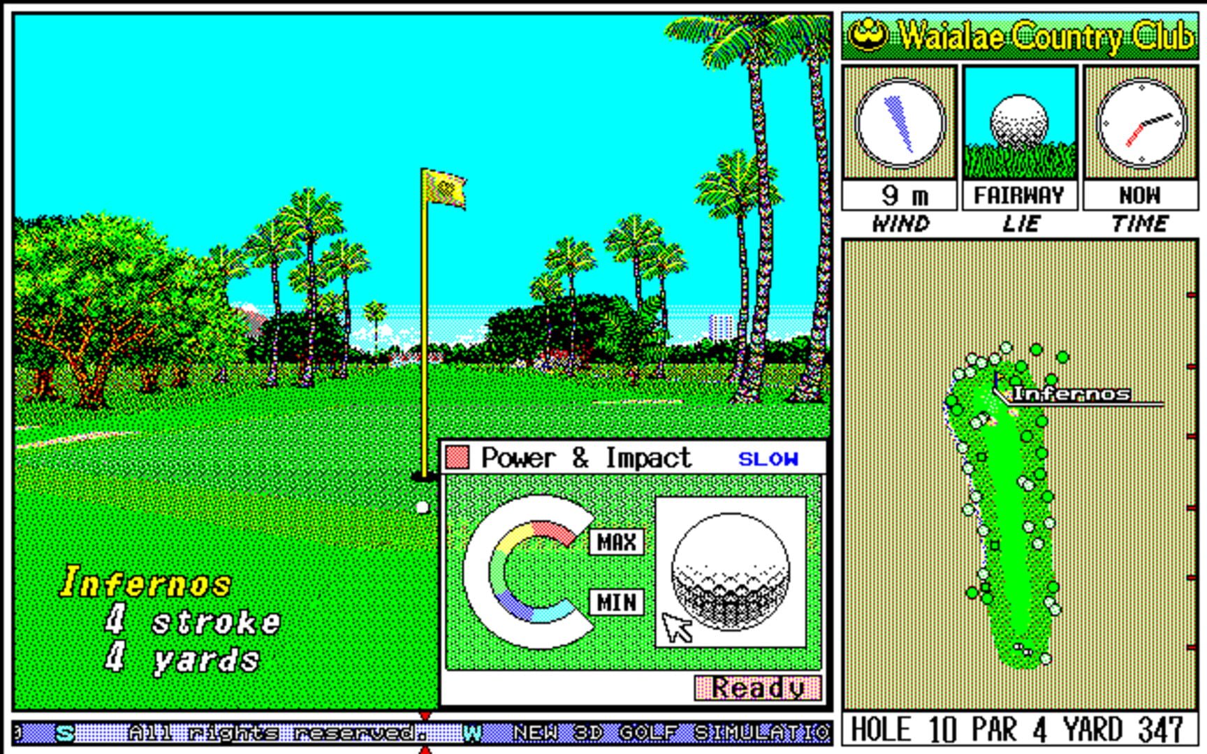 True Golf Classics: Waialae Country Club screenshot 2