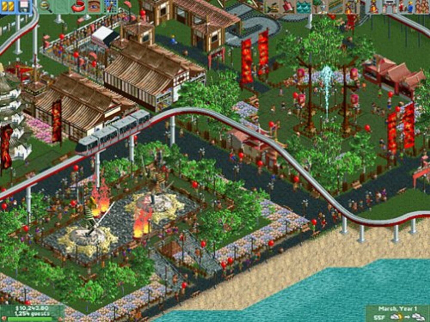 RollerCoaster Tycoon 2: Wacky Worlds screenshot 1