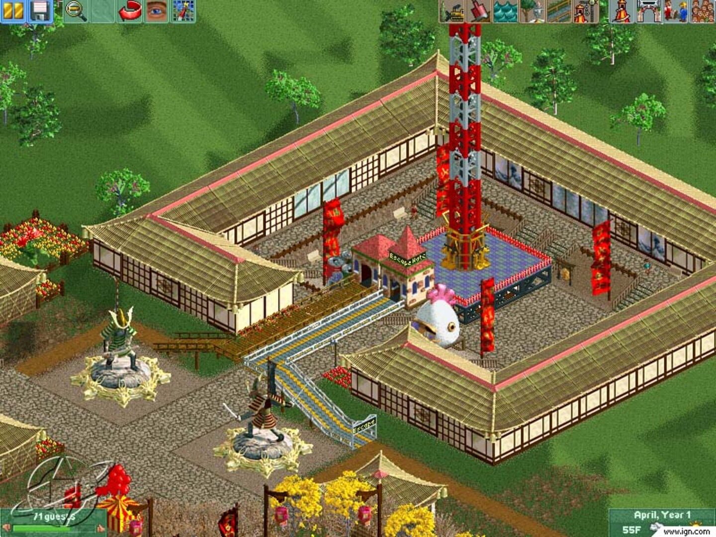 RollerCoaster Tycoon 2: Wacky Worlds screenshot 2