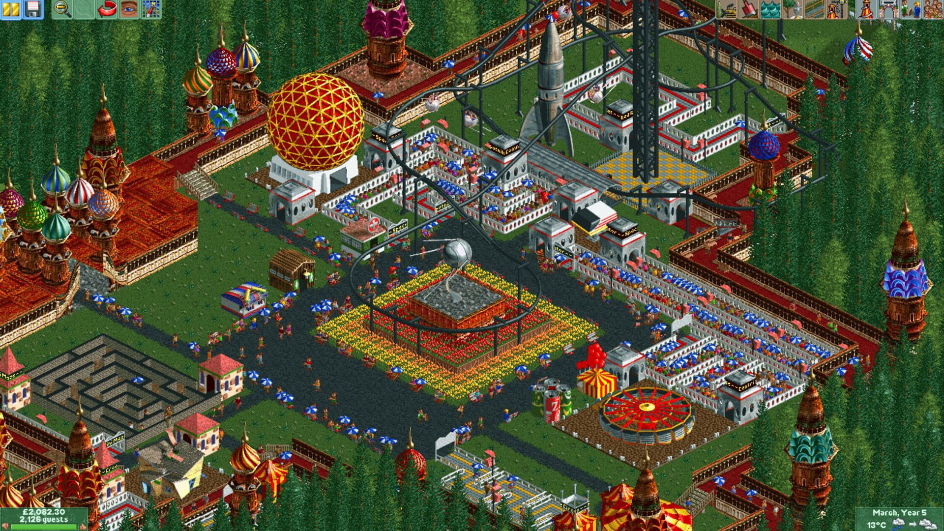 RollerCoaster Tycoon 2: Wacky Worlds screenshot 3