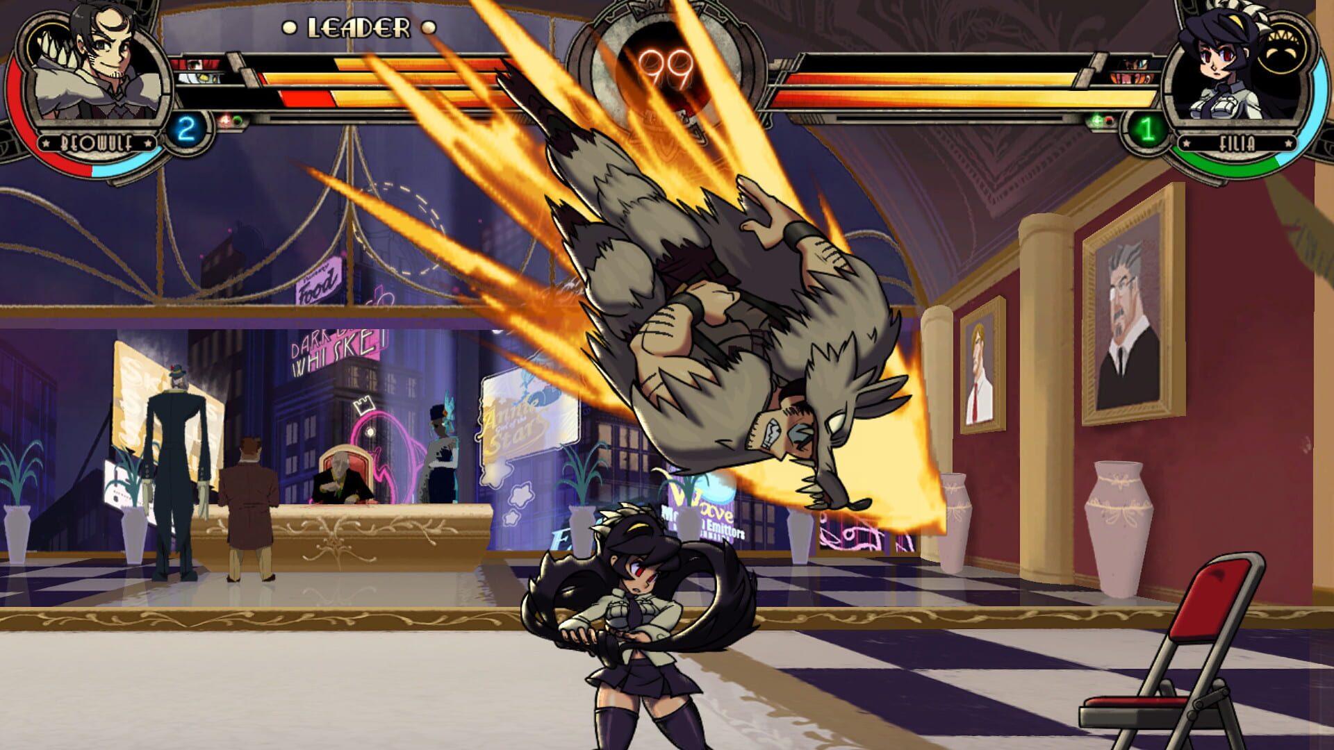 Skullgirls Encore: Beowulf screenshot 2