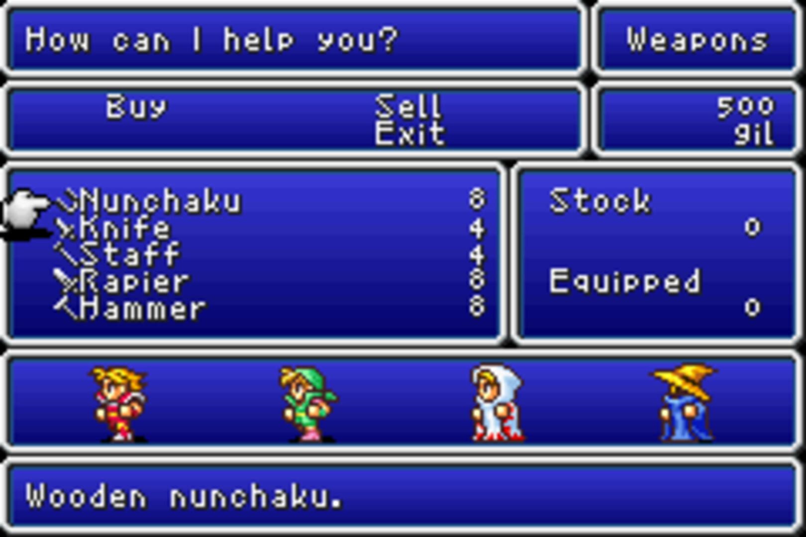 Final Fantasy I & II: Dawn of Souls screenshot 2