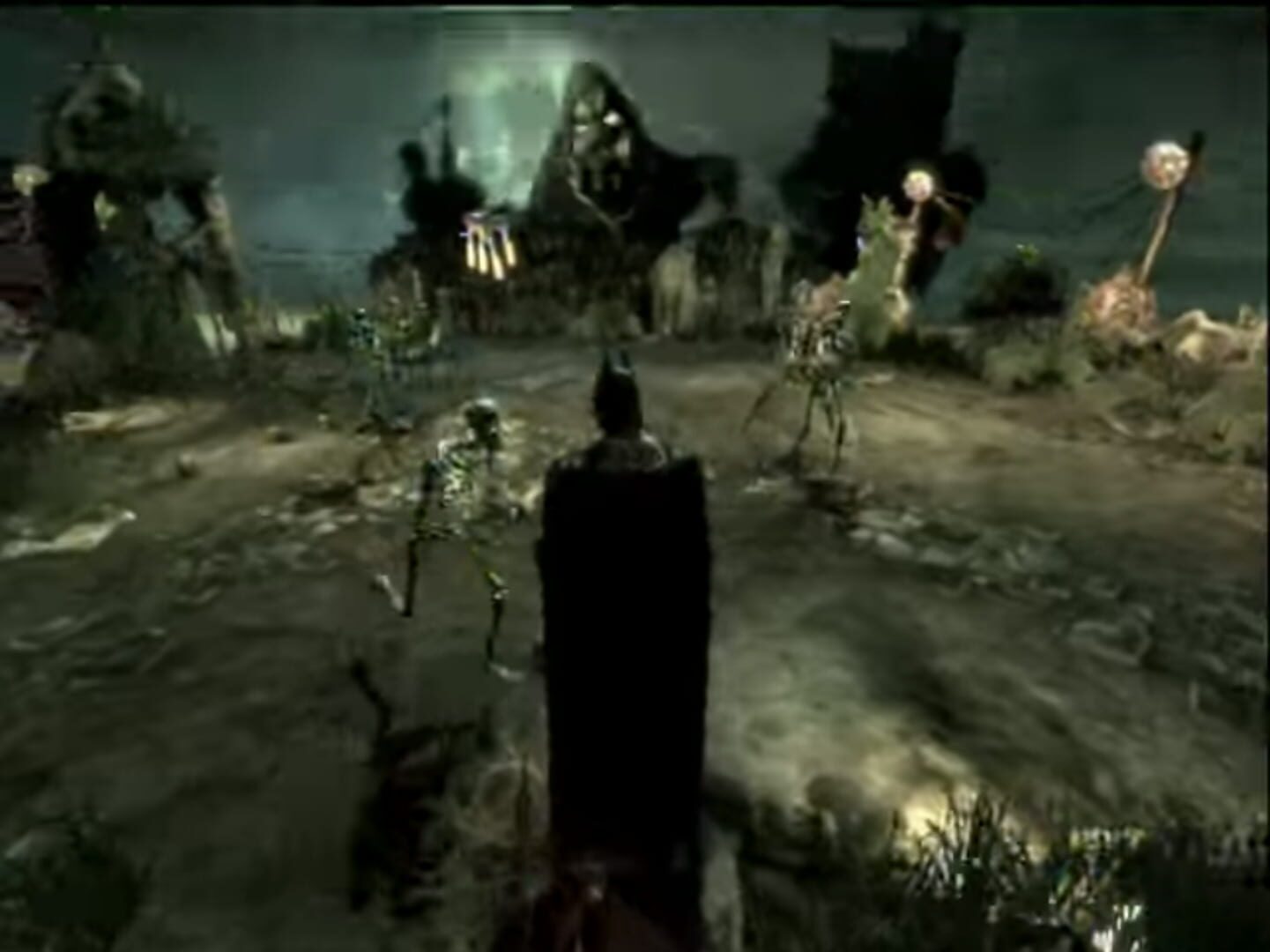 Batman: Arkham Asylum - Dem Bones Challenge Map screenshot 1